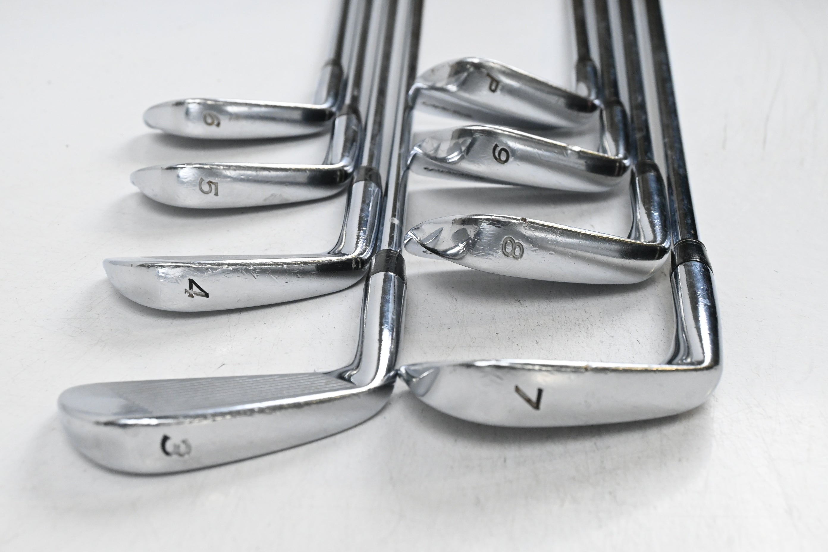 Taylormade RAC CB Coin Forged Irons / 3-PW / Stiff Flex Rifle Shafts