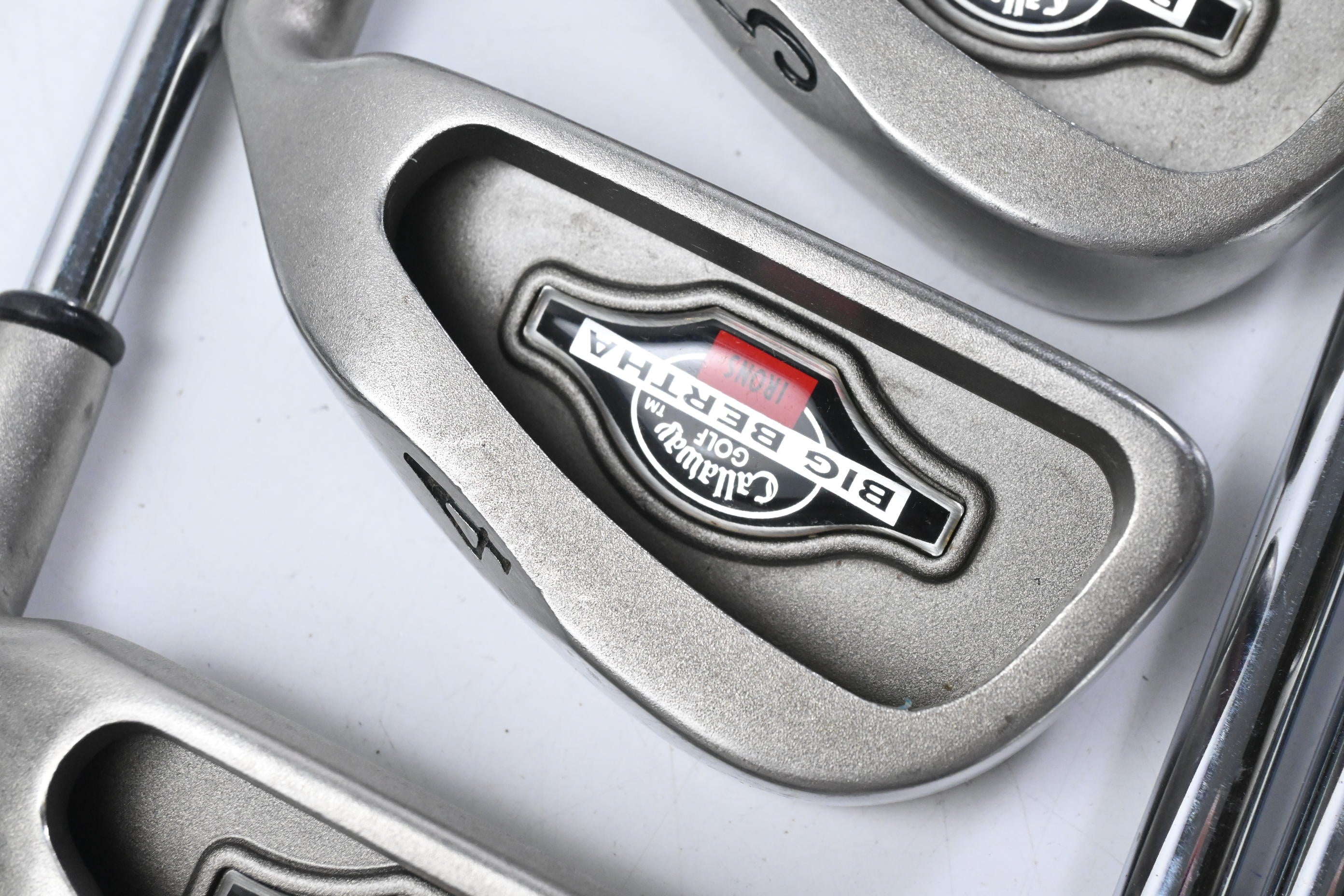 Callaway Big Bertha 1996 Irons / 3-PW+SW / Stiff Flex Memphis 10 Shafts