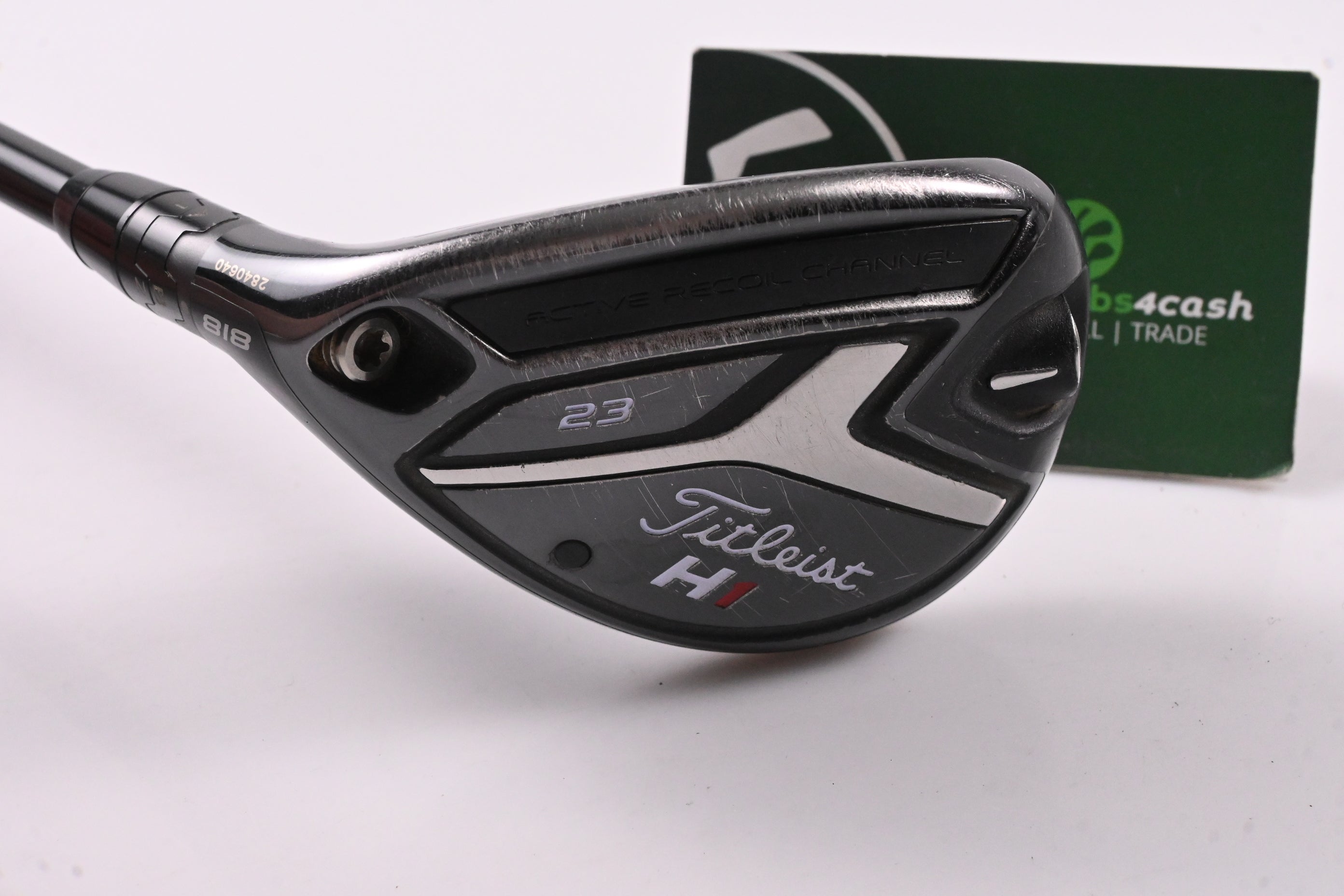 Left Hand Titleist 818 H1 #4 Hybrid / 23 Degree / Senior Flex Tensei CK Red 60