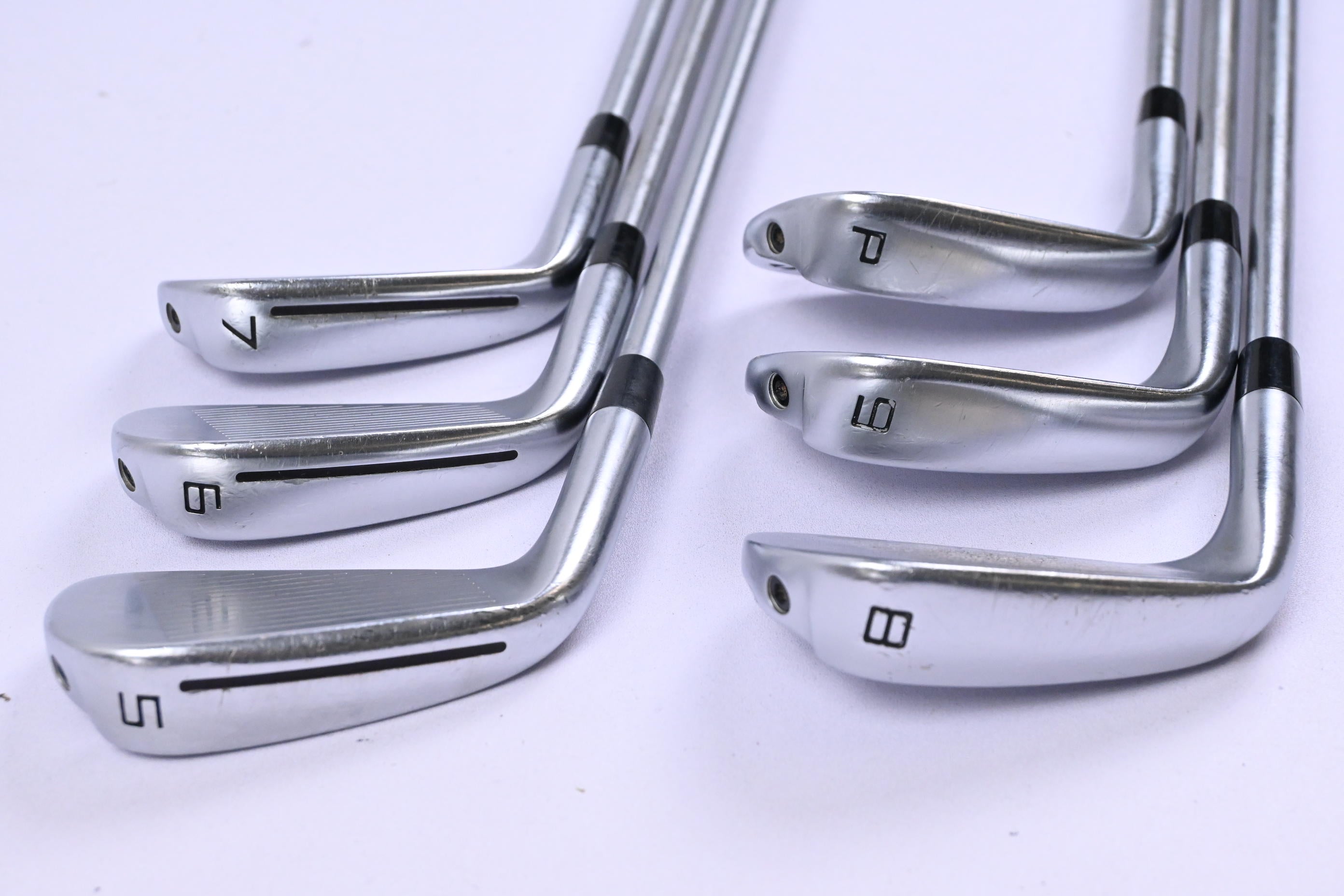 Taylormade P790 2021 Irons / 5-PW / Stiff Flex KBS Tour C-Taper 120 Shafts