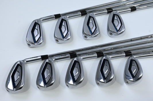 Ping G440 Irons / 5-PW+UW+52°+56° / Green Dot / Regular Flex Ping AWT 3.0 Shafts