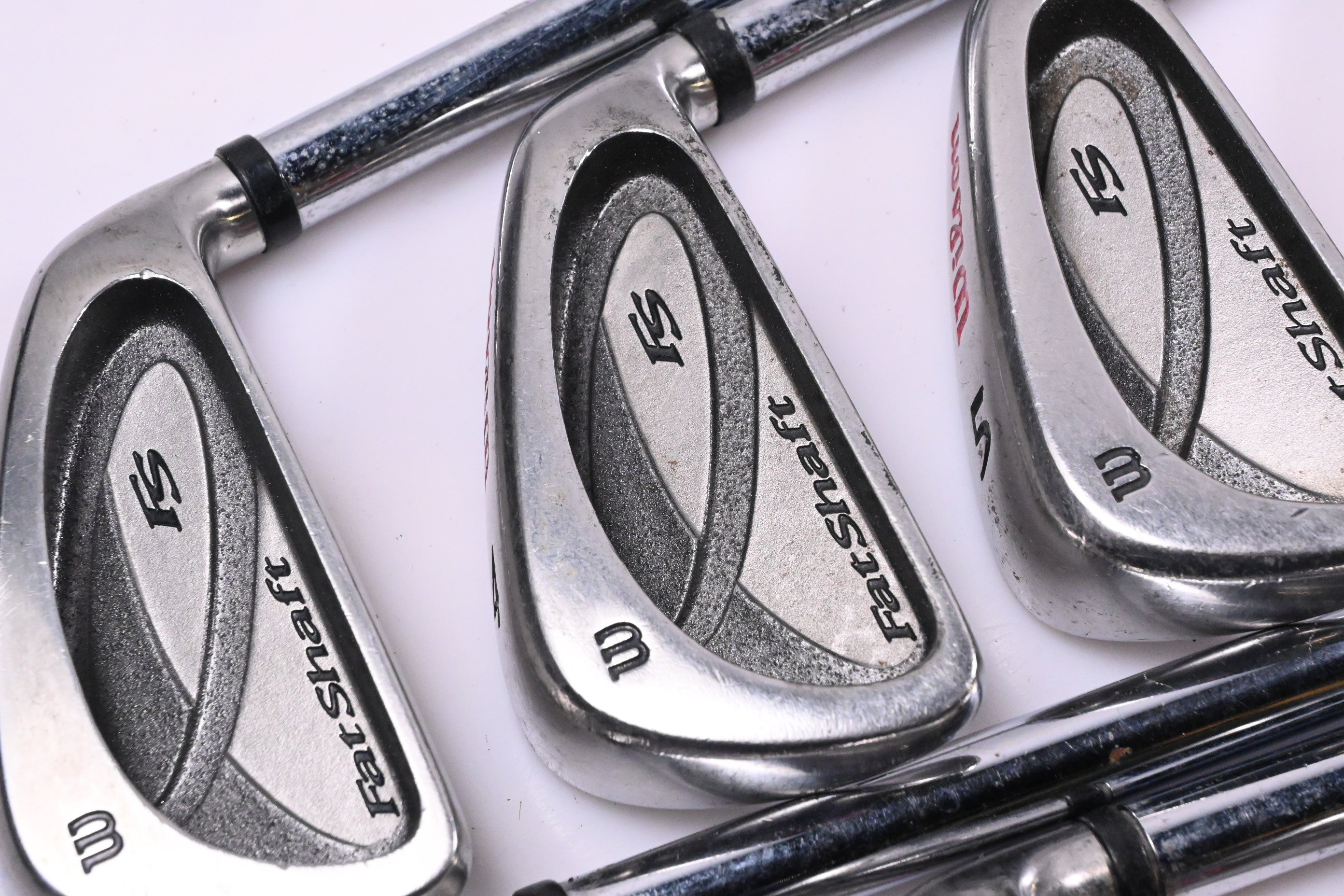 Wilson Fat Shaft Irons / 3-PW / Regular Flex Wilson Fat Shaft Platinum Shafts