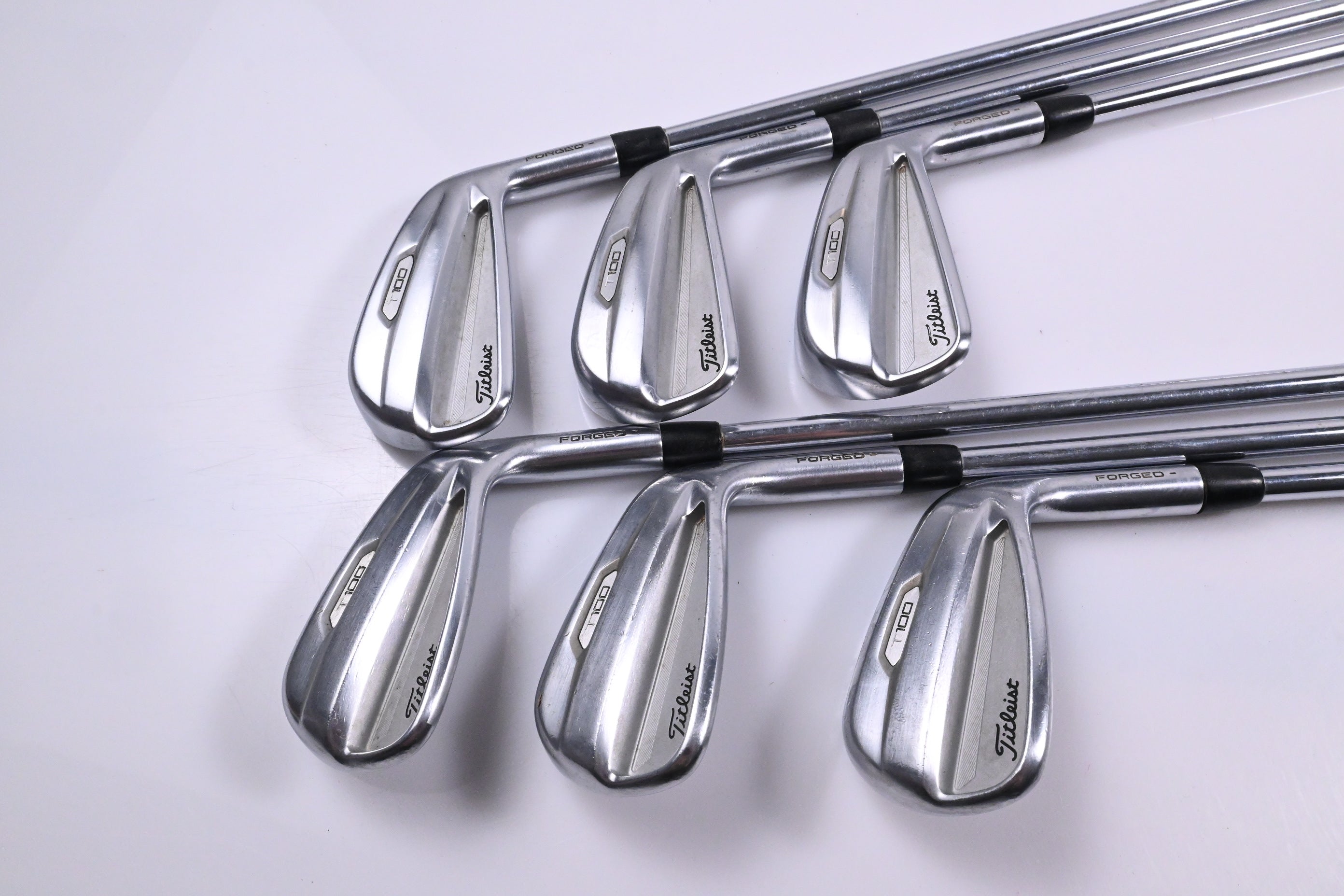 Titleist T100 2021 Irons / 4-PW / Stiff Flex AMT Tour White S300 Shafts