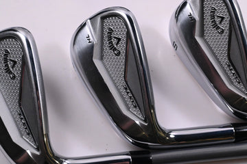 Left Hand Callaway Elyte HL Irons / 7-PW+GW+SW / Senior Flex Denali Charcoal 55