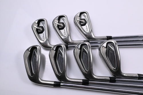 Left Hand Titleist T300 2019 Irons / 5-PW+48° / X-Flex KBS Tour Shafts