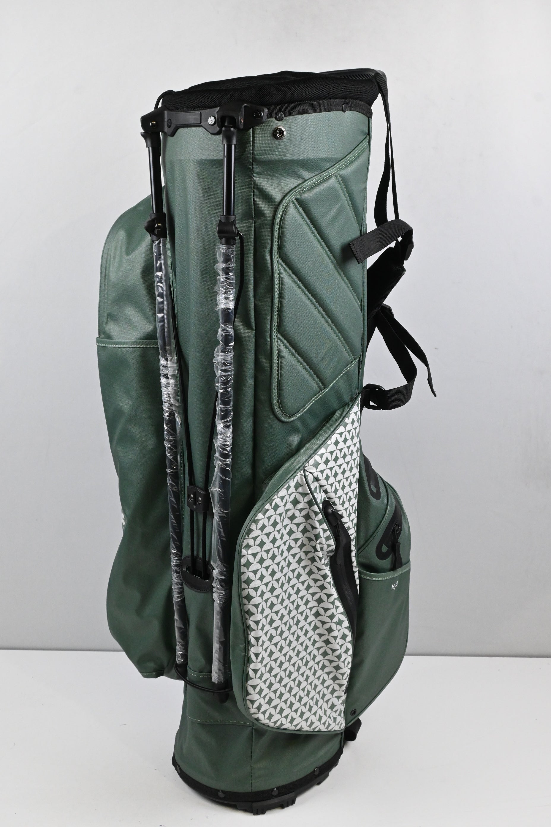Taylormade Storm Dry Heritage Stand Bag / 4-Way Divider / Green, White