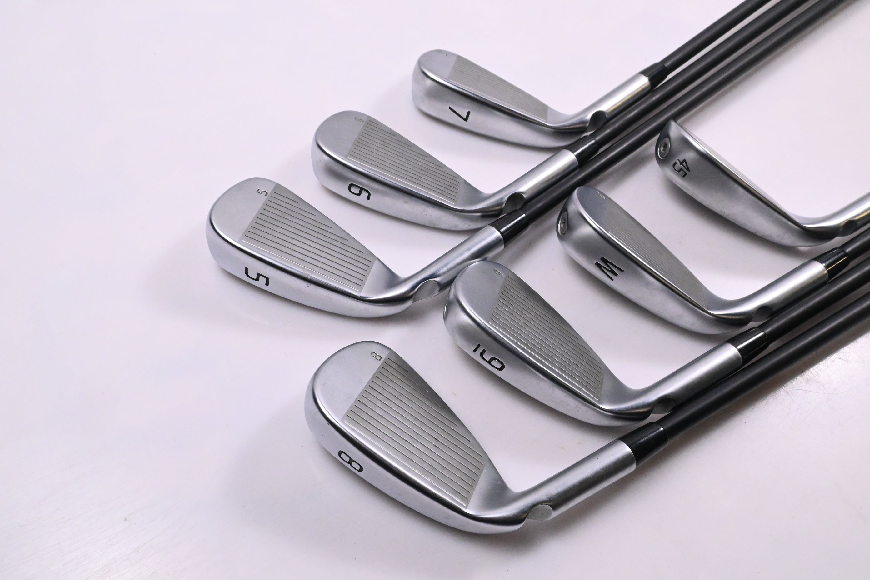 Ping G430 Irons / 5-PW+45° / Red Dot / Senior Flex Ping ALTA CB Black AWT Shafts