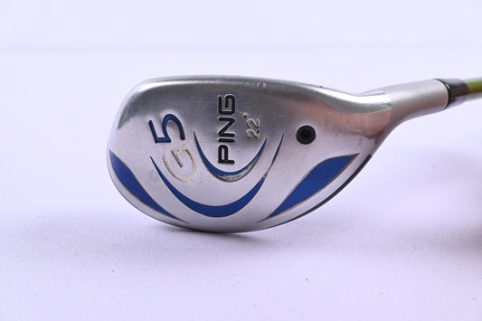 Ping G5 #4 Hybrid / 22 Degree / Regular Flex Aldila NV Green 85 Shaft