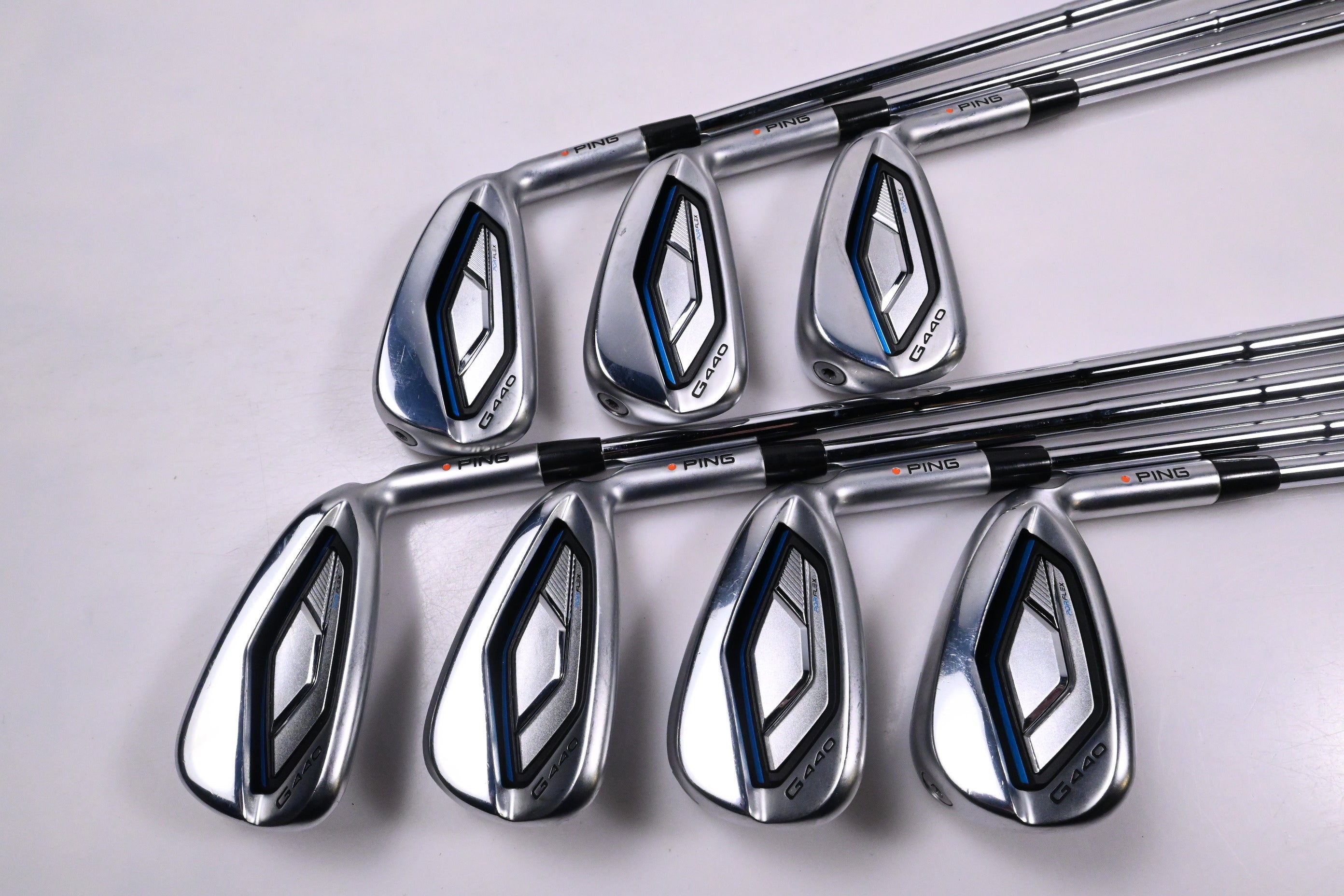 Ping G440 Irons / 5-PW+GW / Orange Dot / X-Flex Dynamic Gold Mid 115 X100