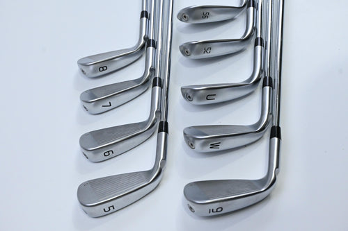 Ping G440 Irons / 5-PW+UW+52°+56° / Green Dot / Regular Flex Ping AWT 3.0 Shafts