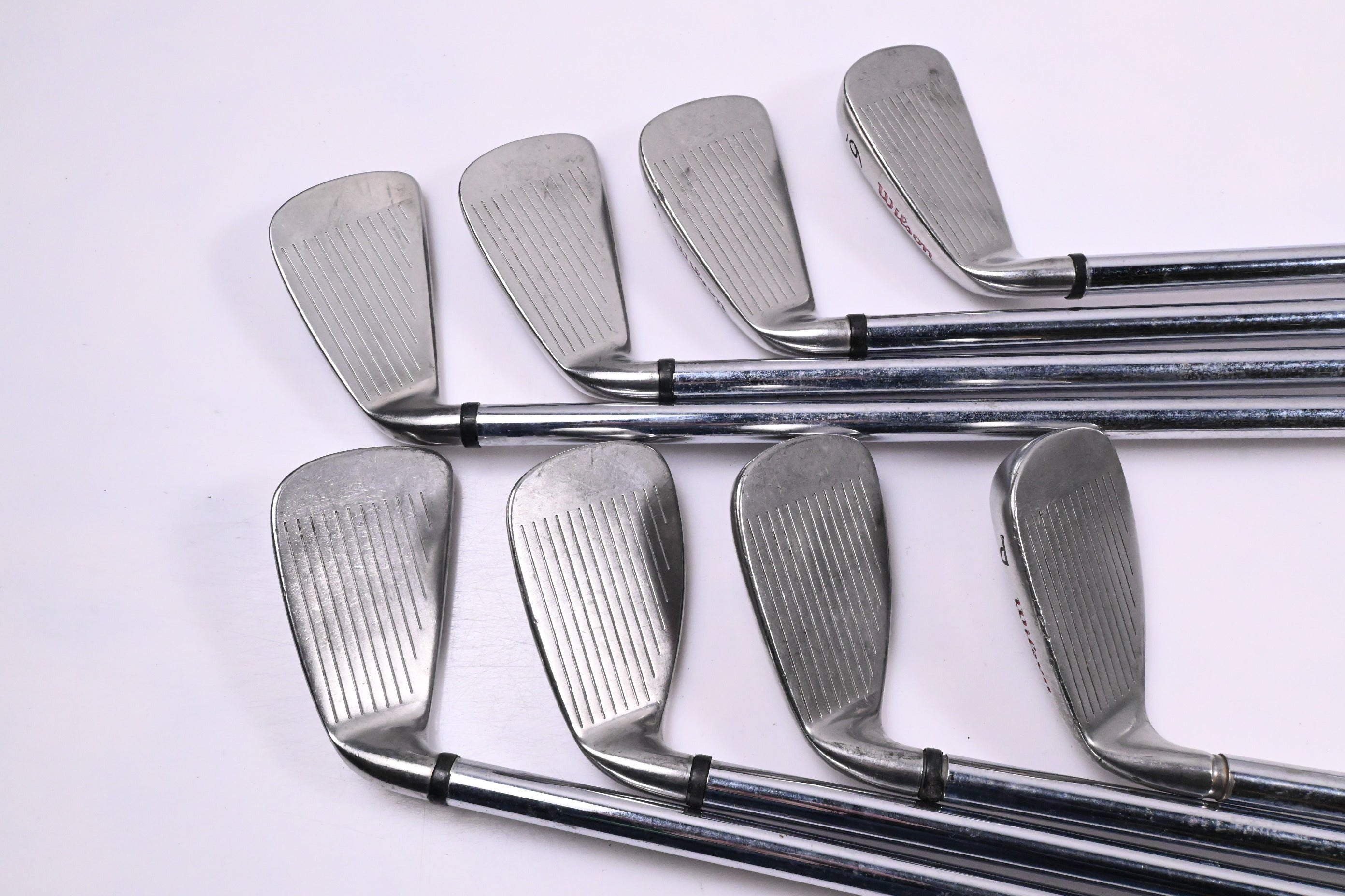 Wilson Fat Shaft Irons / 3-PW / Regular Flex Wilson Fat Shaft Platinum Shafts