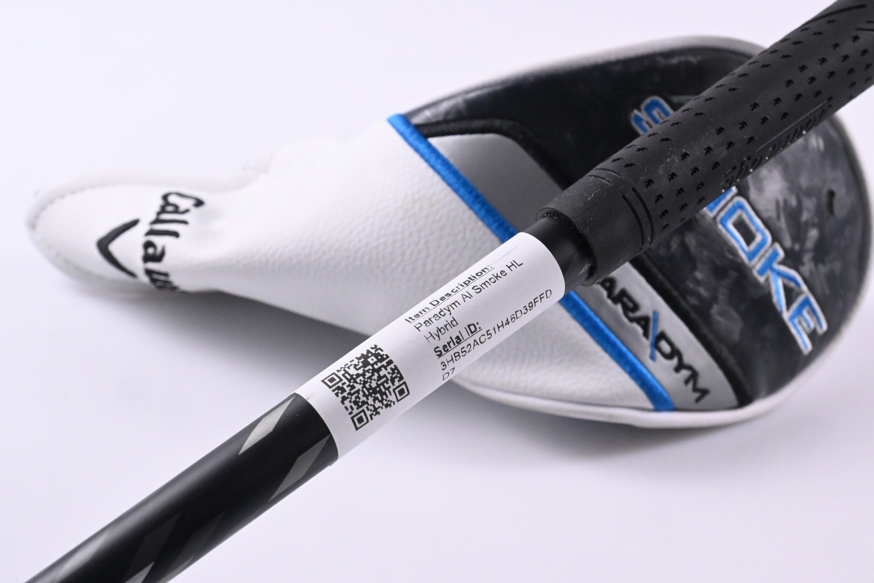 Left Hand Callaway Paradym Ai Smoke HL #3 Hybrid / 18 Degree / Regular Flex Cypher 50 Shaft