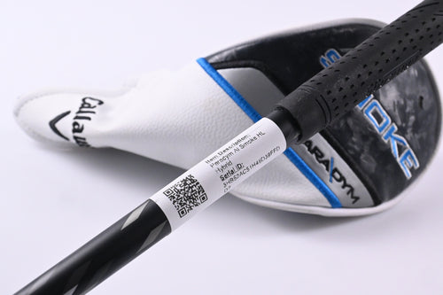 Left Hand Callaway Paradym Ai Smoke HL #3 Hybrid / 18 Degree / Regular Flex Cypher 50 Shaft