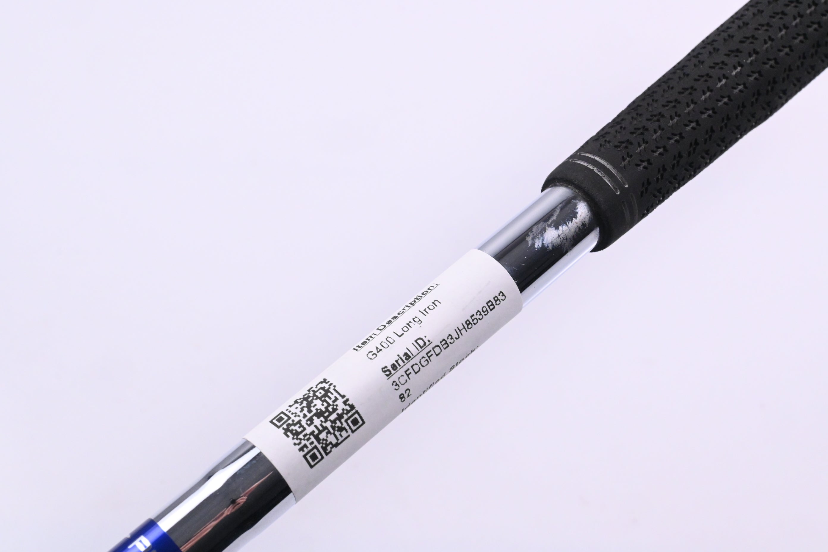 Ping G400 #4 Iron / 20.5 Degree / Blue Dot / Stiff Flex Ping AWT 2.0 Shaft
