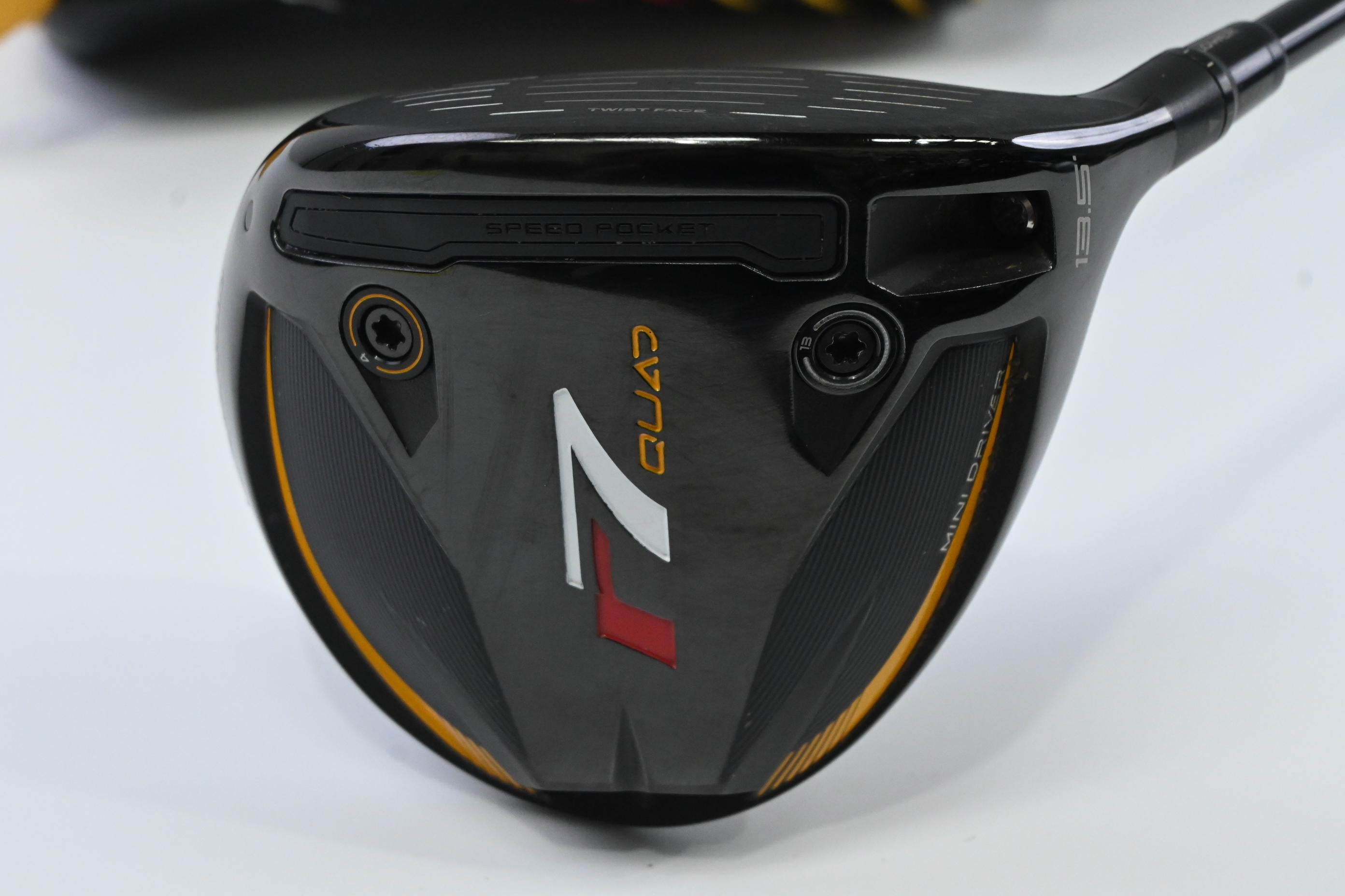 Taylormade R7 Quad Mini Driver / 13.5 Degree / Stiff Flex Fujikura Speeder MD 6