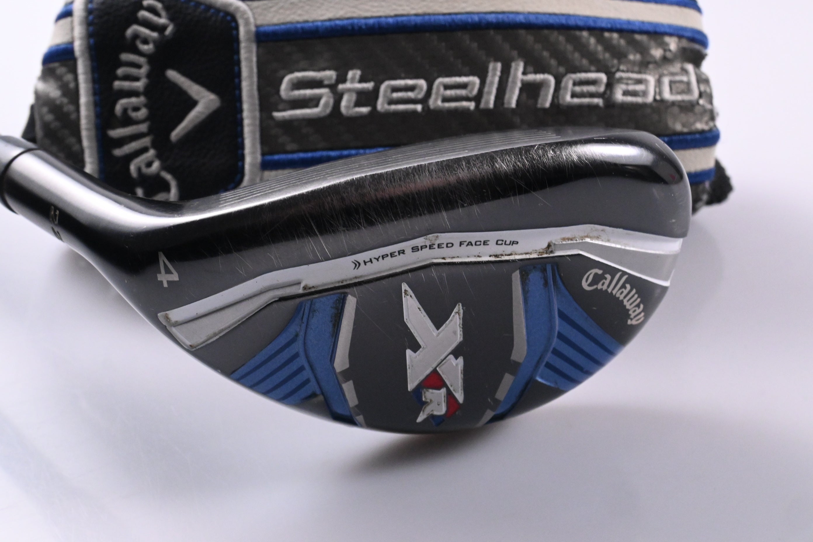 Left Hand Callaway XR #4 Hybrid / 22 Degree / Ladies Flex San Diego 47 Shaft