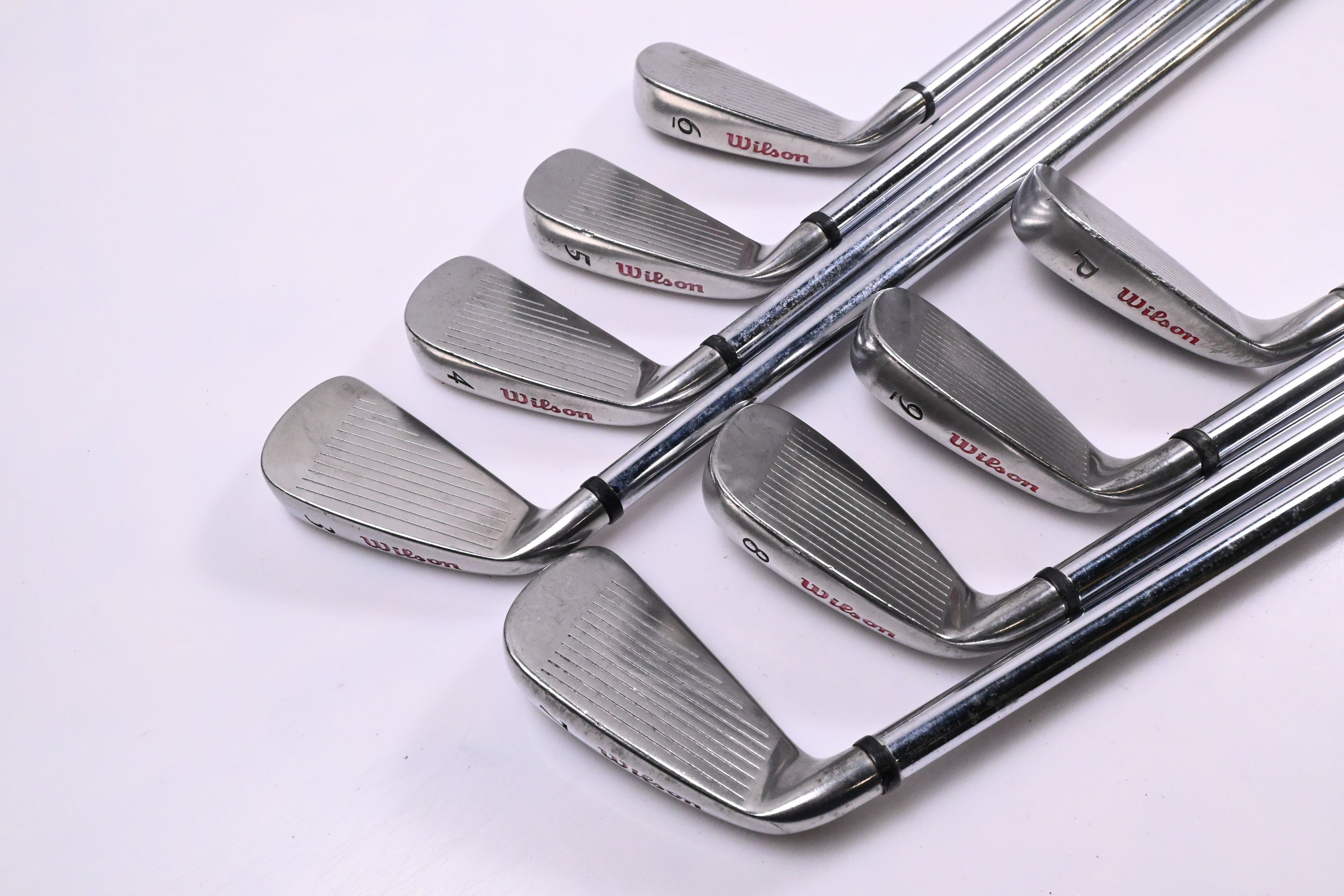 Wilson Fat Shaft Irons / 3-PW / Regular Flex Wilson Fat Shaft Platinum Shafts