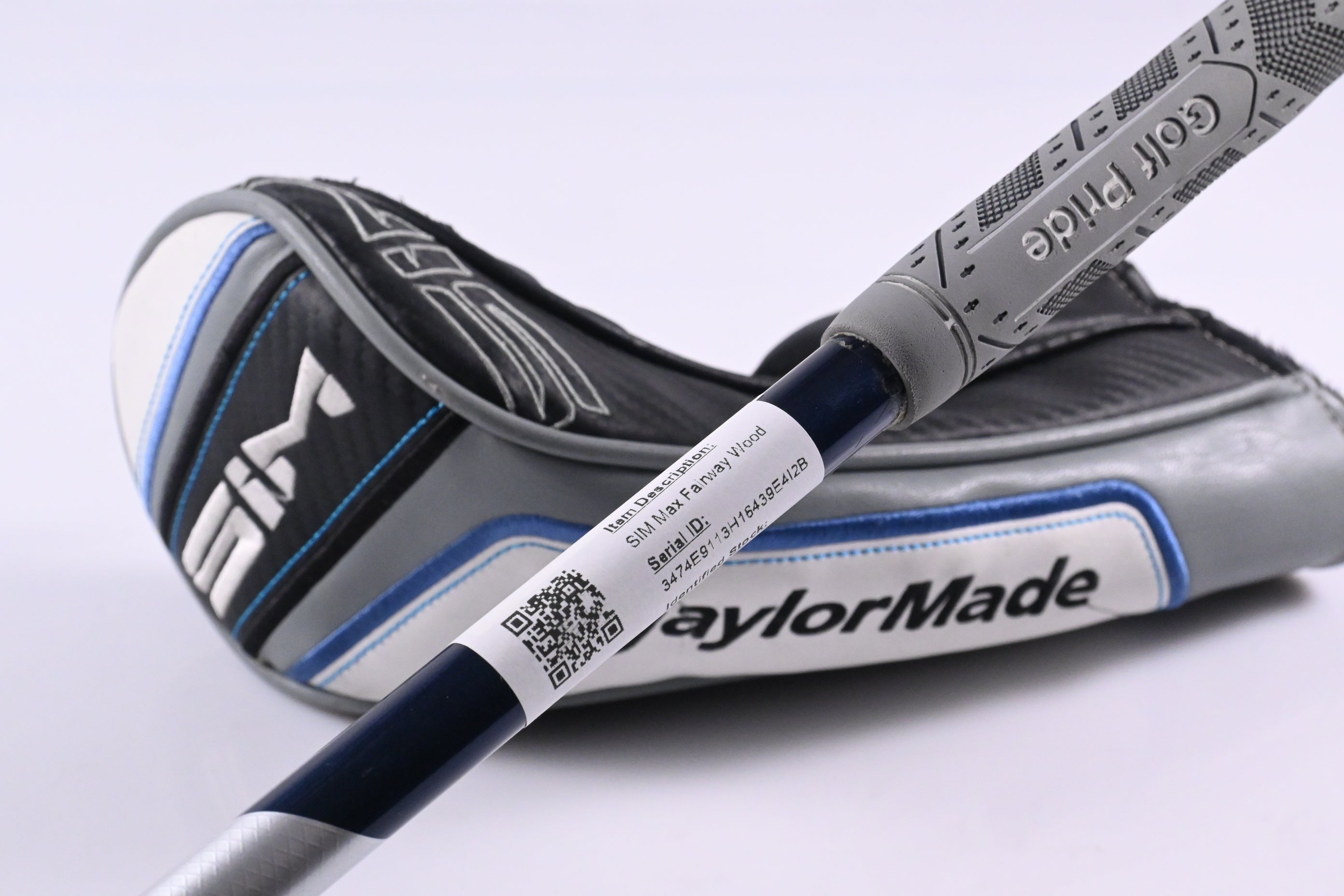 Taylormade SIM Max #3 Wood / 15 Degree / Stiff Flex Fujikura Ventus Blue 6 Shaft