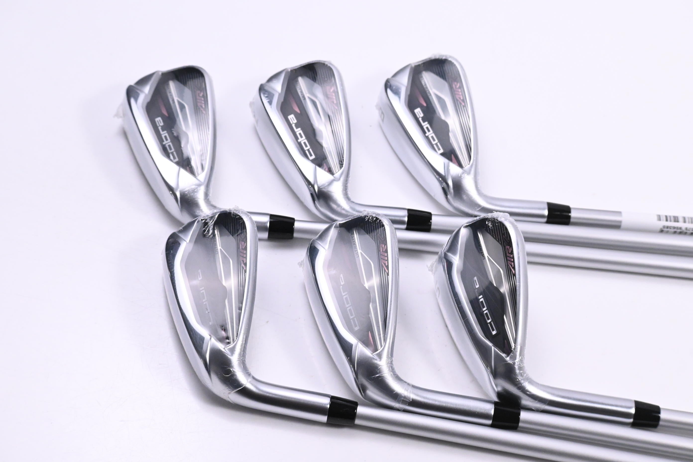 Left Hand Cobra Air-X Irons / 6-PW+SW / Ladies Flex Cobra Ultralight 45 Shafts