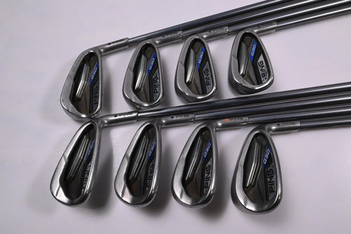 Ping G30 Irons / 5-PW+GW+SW / Blue Dot / Regular Flex Ping TFC 419 Shafts