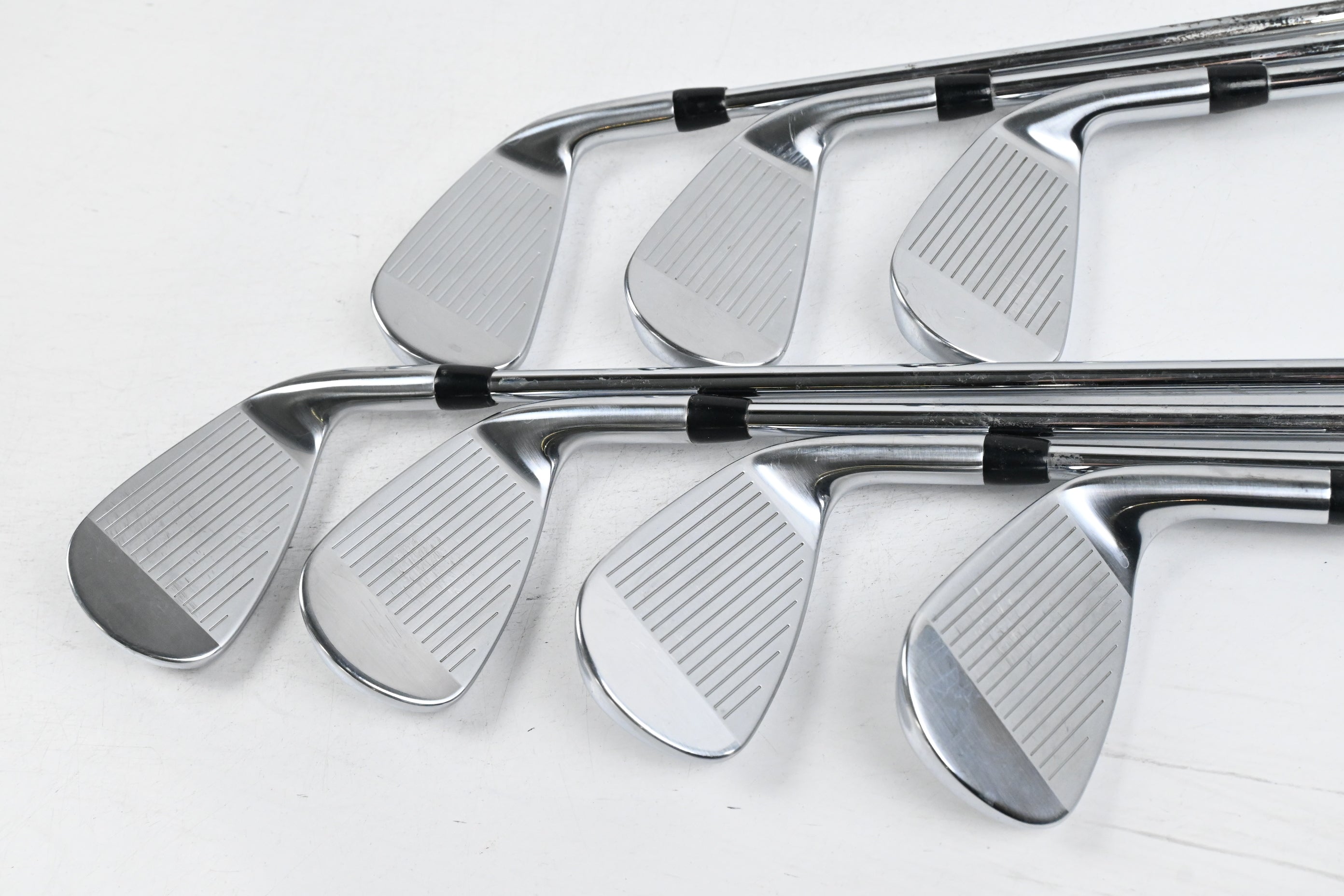 Left Hand Titleist T350 Irons / 5-PW / Regular Flex AMT Red R300 Shafts