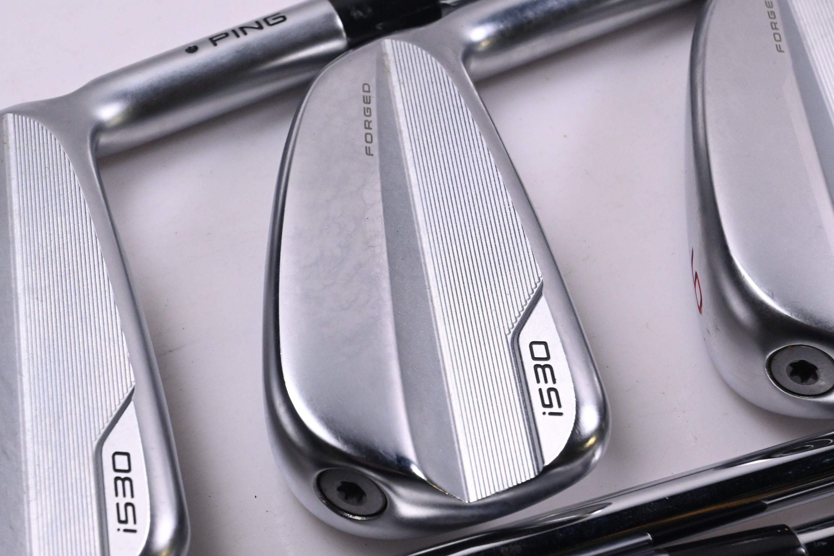 Ping i530 Irons / 4-PW / Black Dot / Stiff Flex True Temper Elevate MPH 95