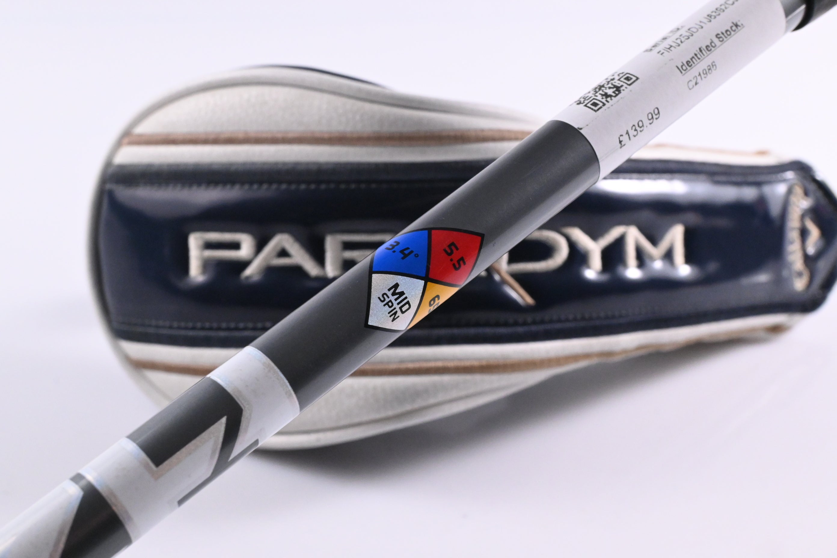 Callaway Paradym #3 Hybrid / 18 Degree / Regular Flex HZRDUS Silver 65 Shaft