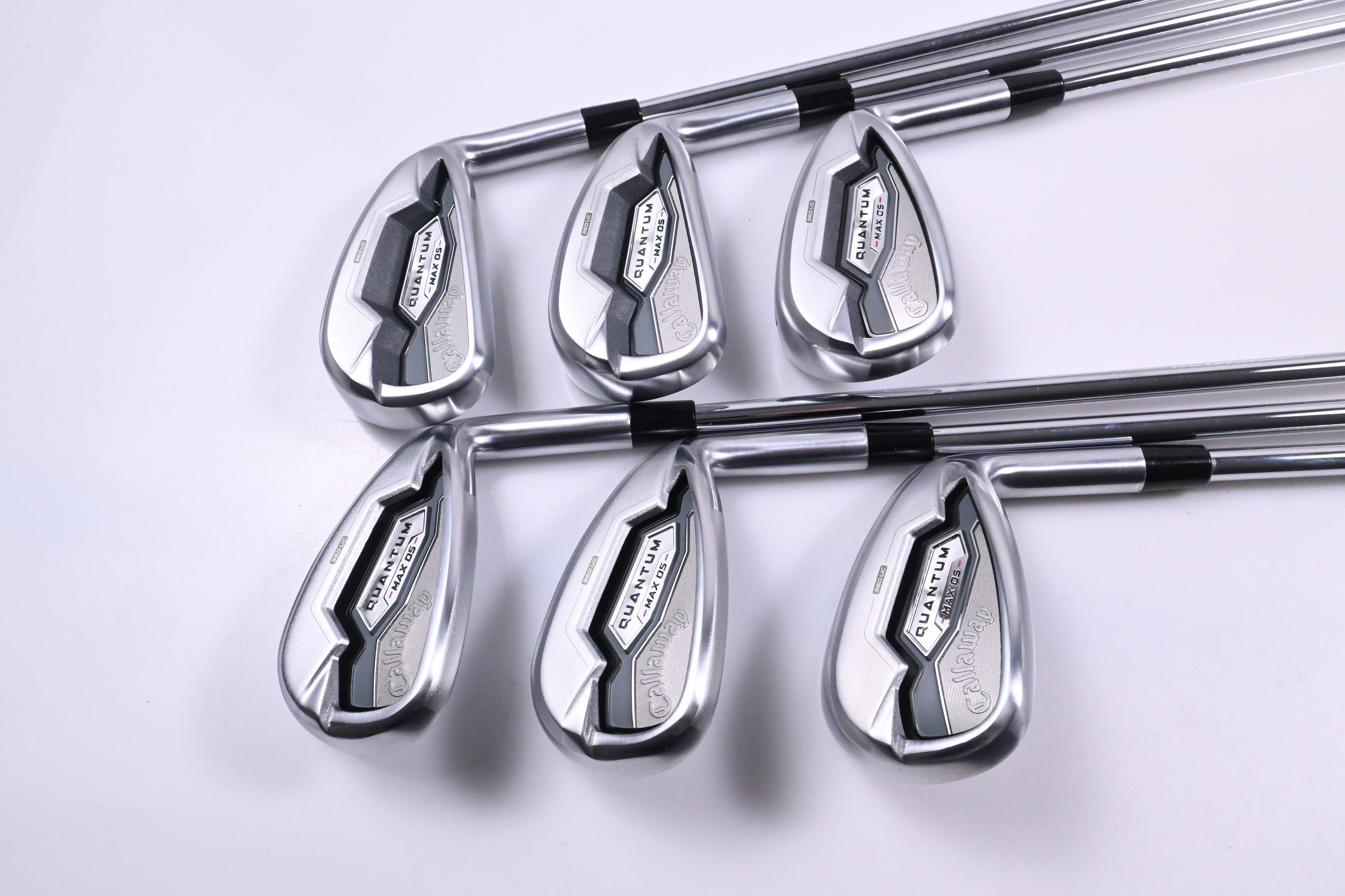 Callaway Quantum Max OS Irons / 6-PW+AW / Regular Flex KBS Max 90 Shafts
