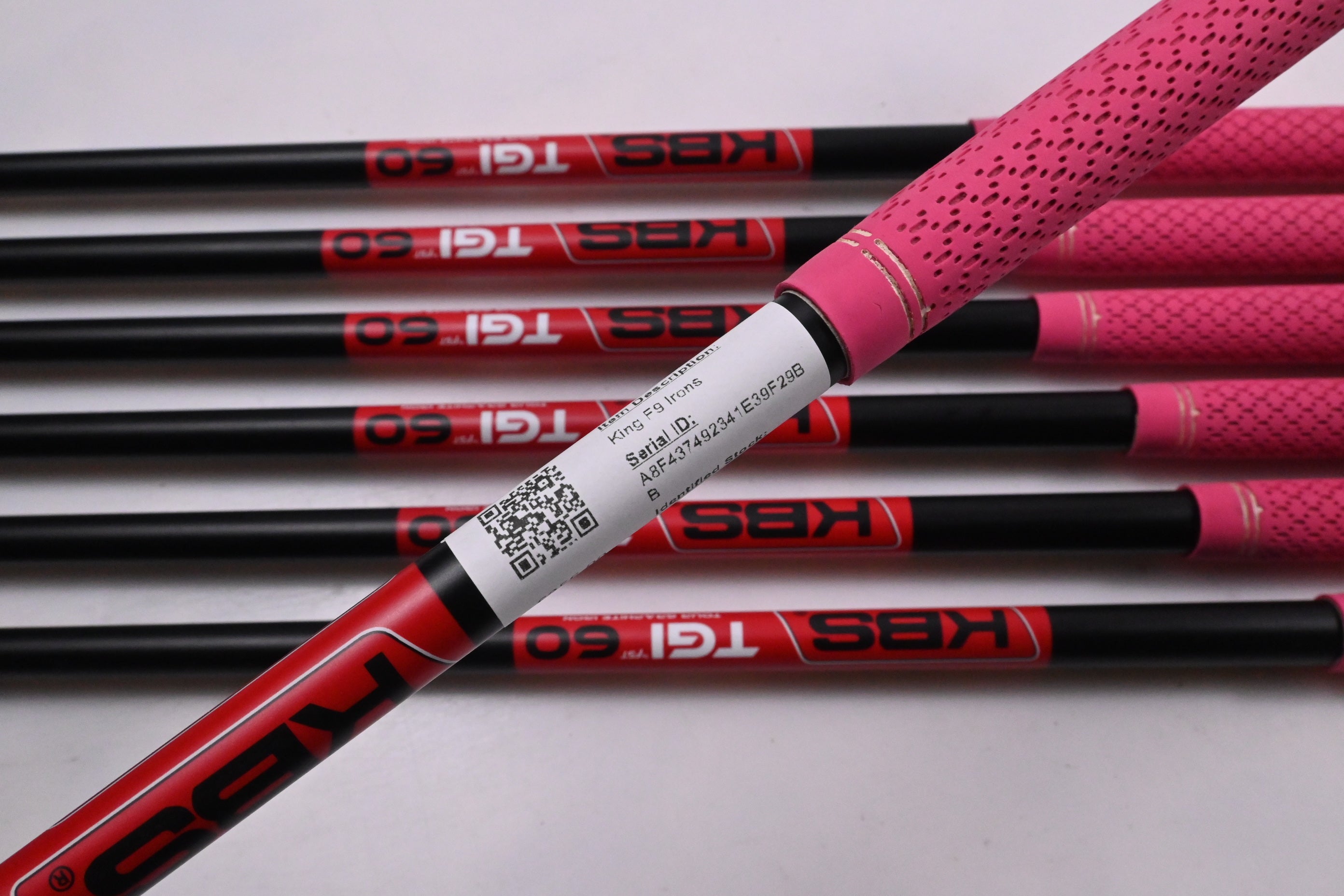Ladies Cobra King F9 Irons / 5-PW+GW / Ladies Flex KBS TGI 60 Shafts