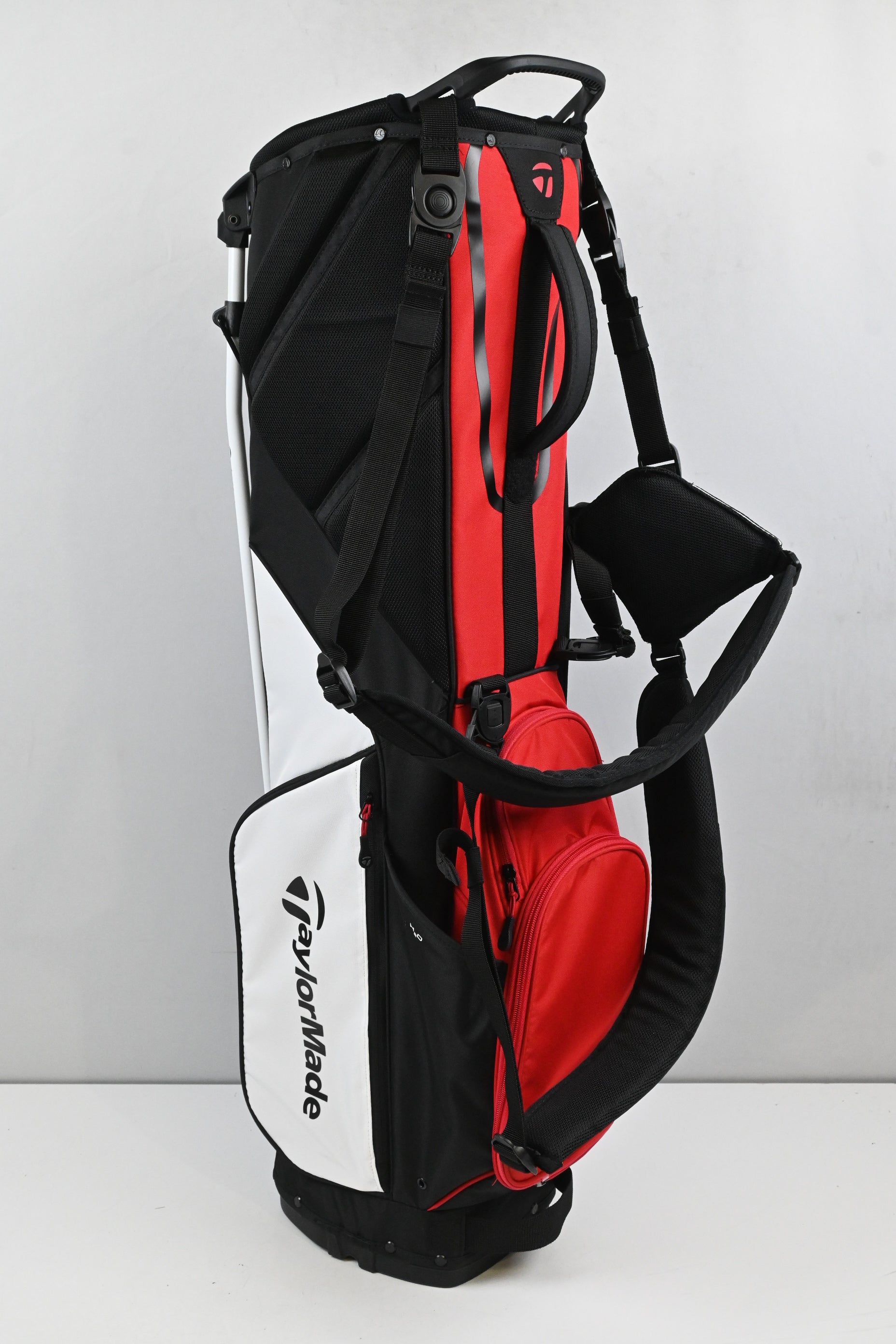Taylormade Flex Tech Lite Stand Bag / 4-Way Divider / Black, Red, White