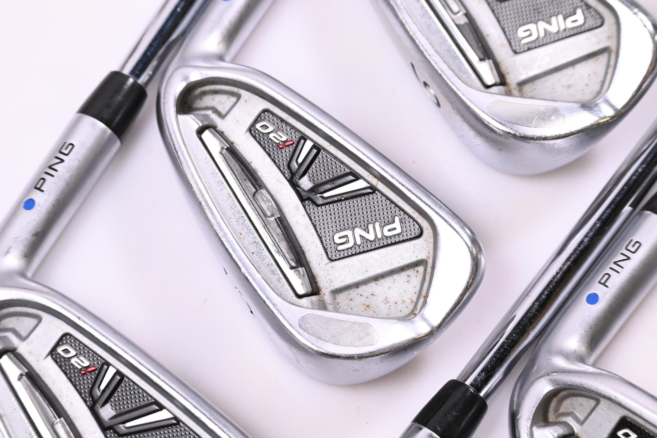 Ping i20 Irons / 4-PW+SW / Blue Dot / Regular Flex Ping CFS Shafts