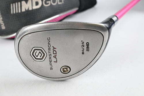 Ladies MD Golf Superstrong EQL #4 Hybrid / 24 Degree / Ladies Flex Proforce 65