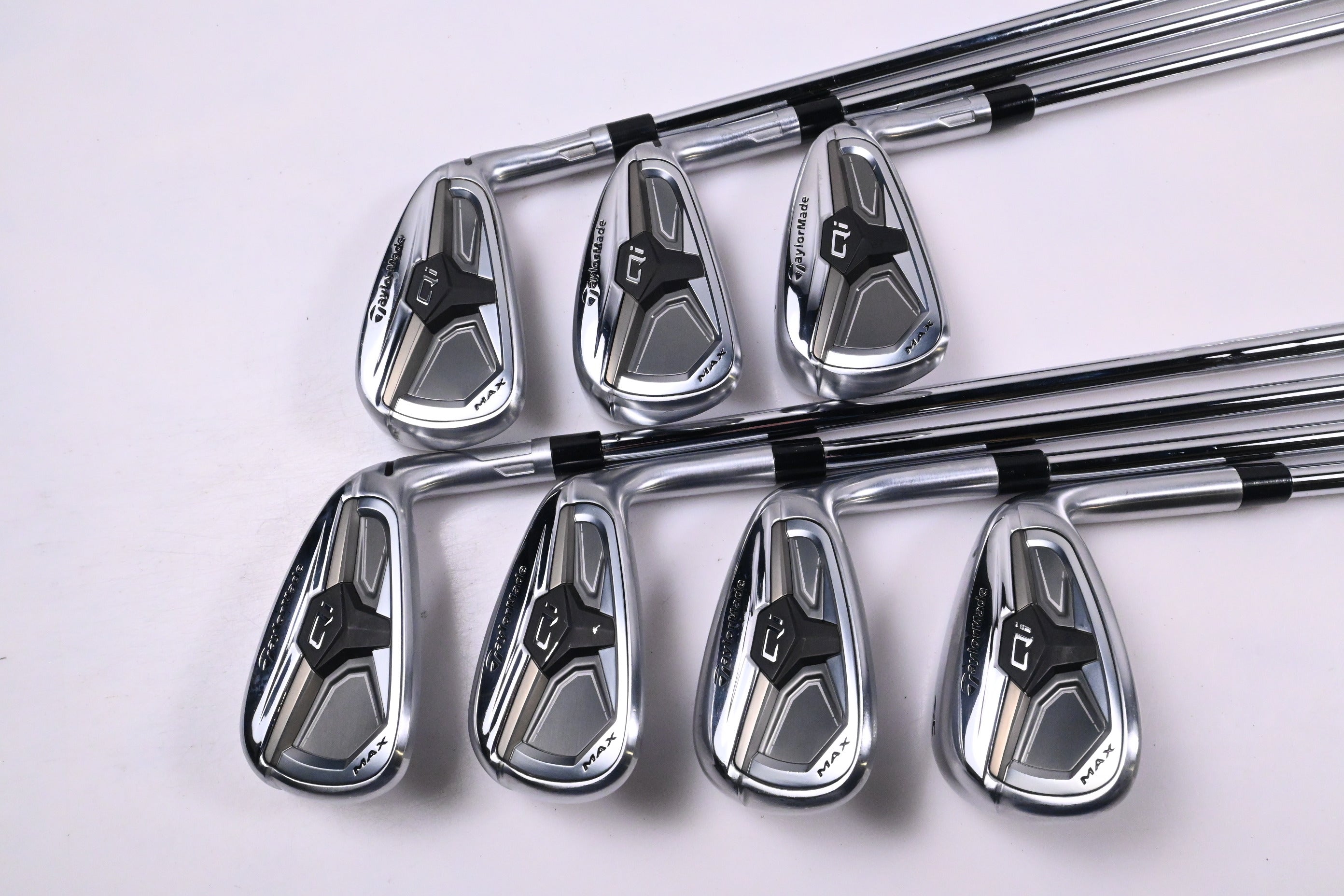 Taylormade Qi Max Irons / 5-PW+GW / Stiff Flex KBS MAX MT 85 Shafts