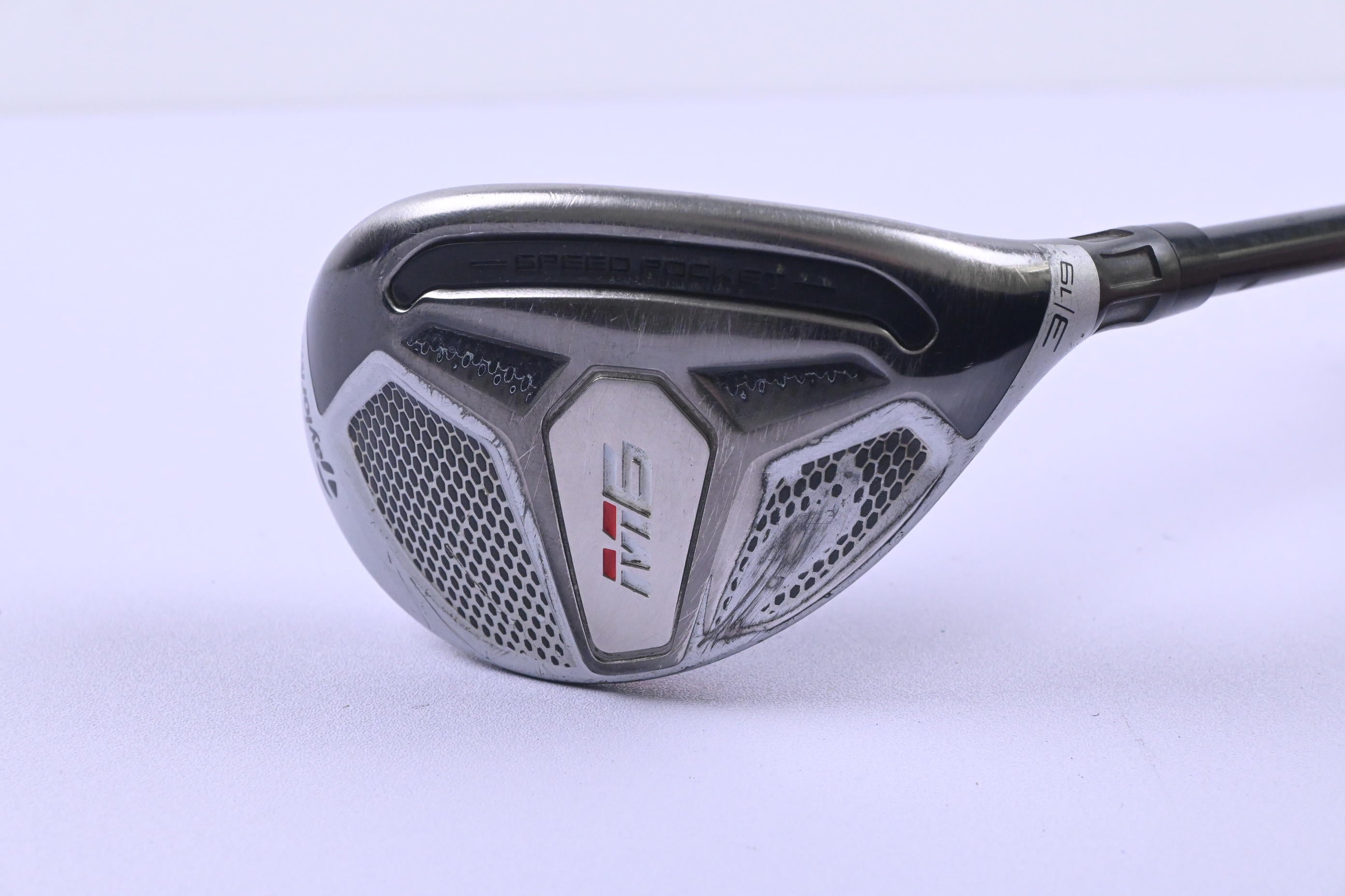 Taylormade M6 #3 Hybrid / 19 Degree / Stiff Flex Fujikura Atmos Orange 7 Shaft