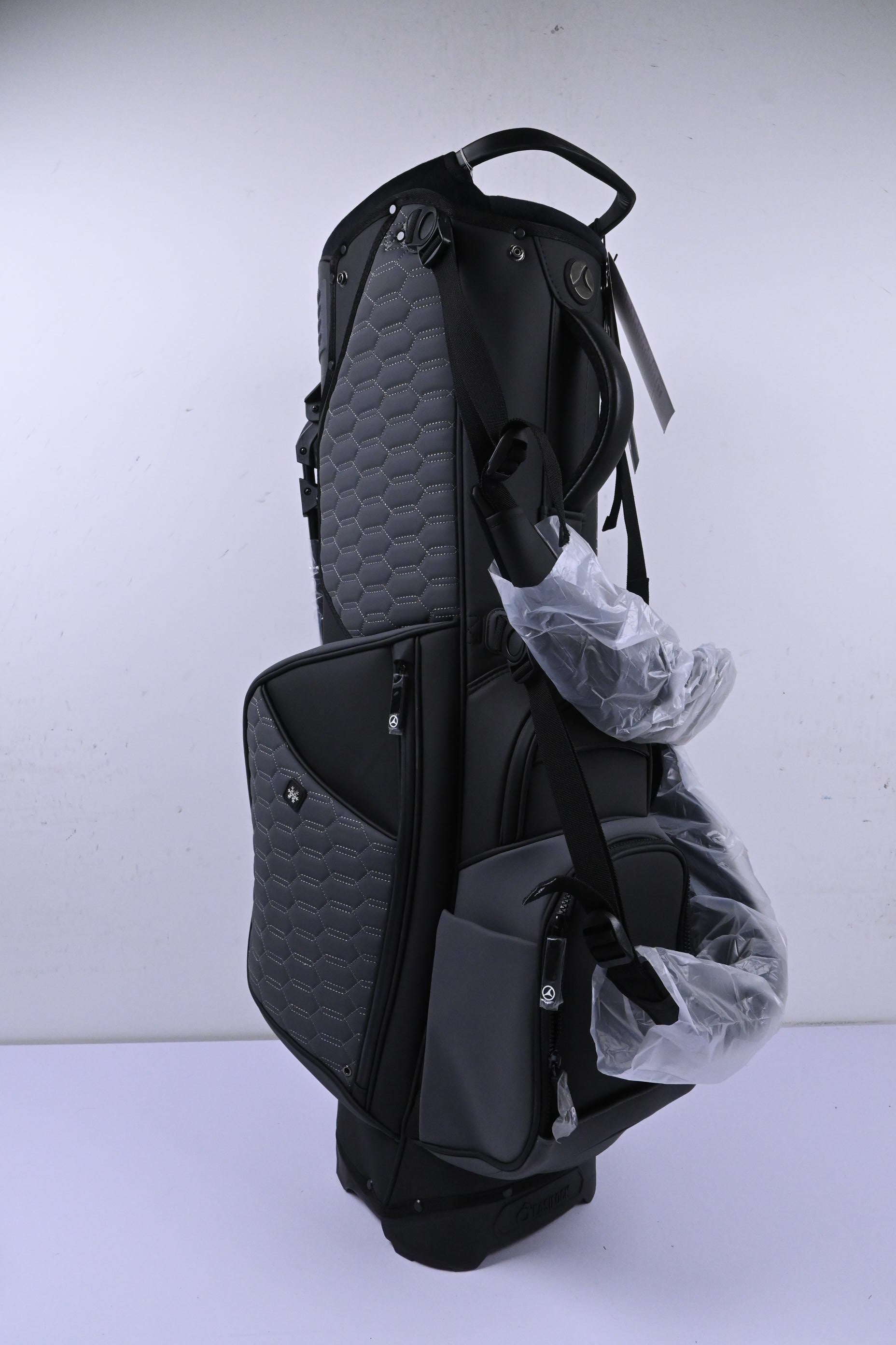 Motocaddy Elite Flex Stand Bag / 14-Way Divider / Black & Grey