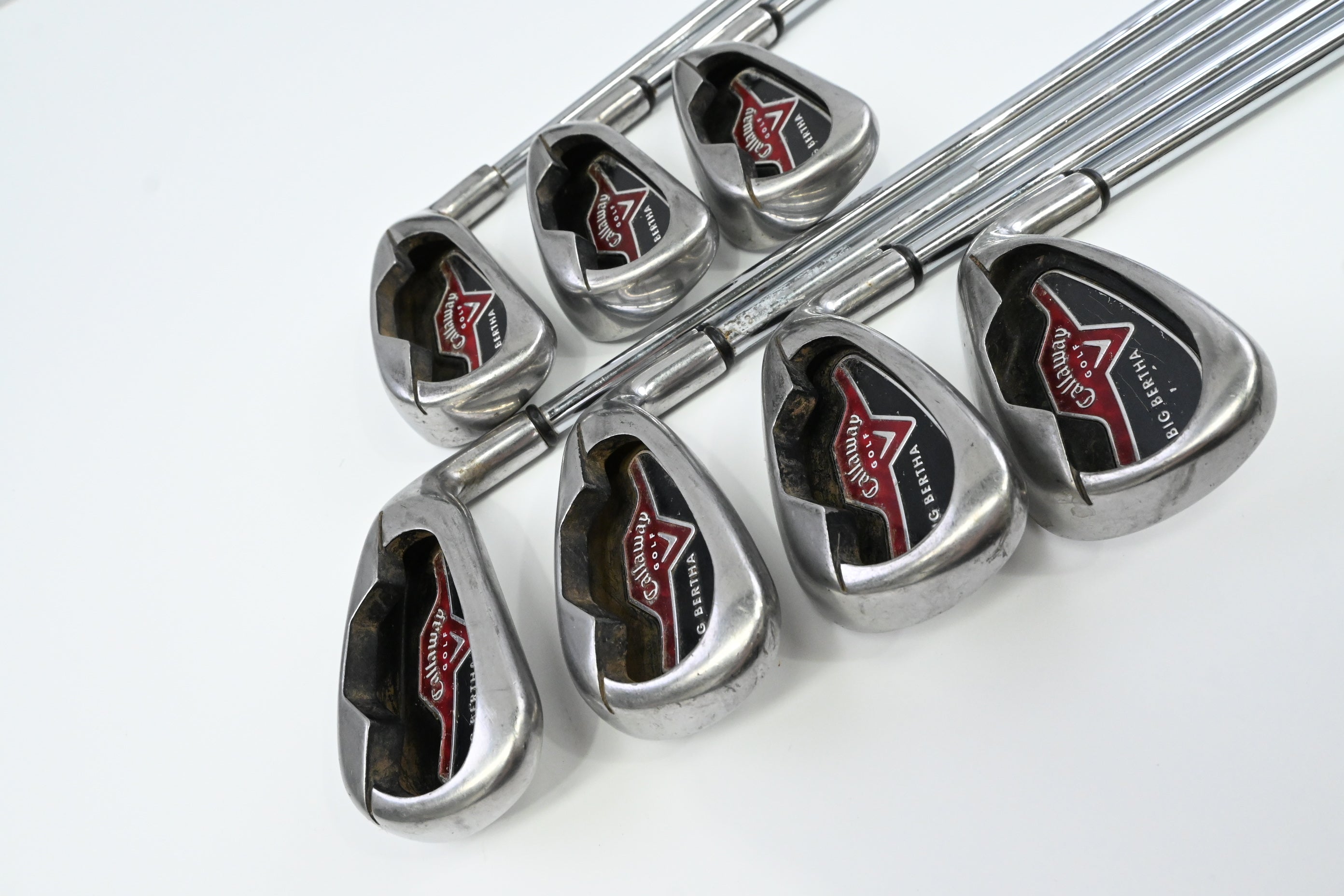 Callaway Big Bertha 2006 Irons / 4-PW / Uniflex Precision Micro-Taper Shafts