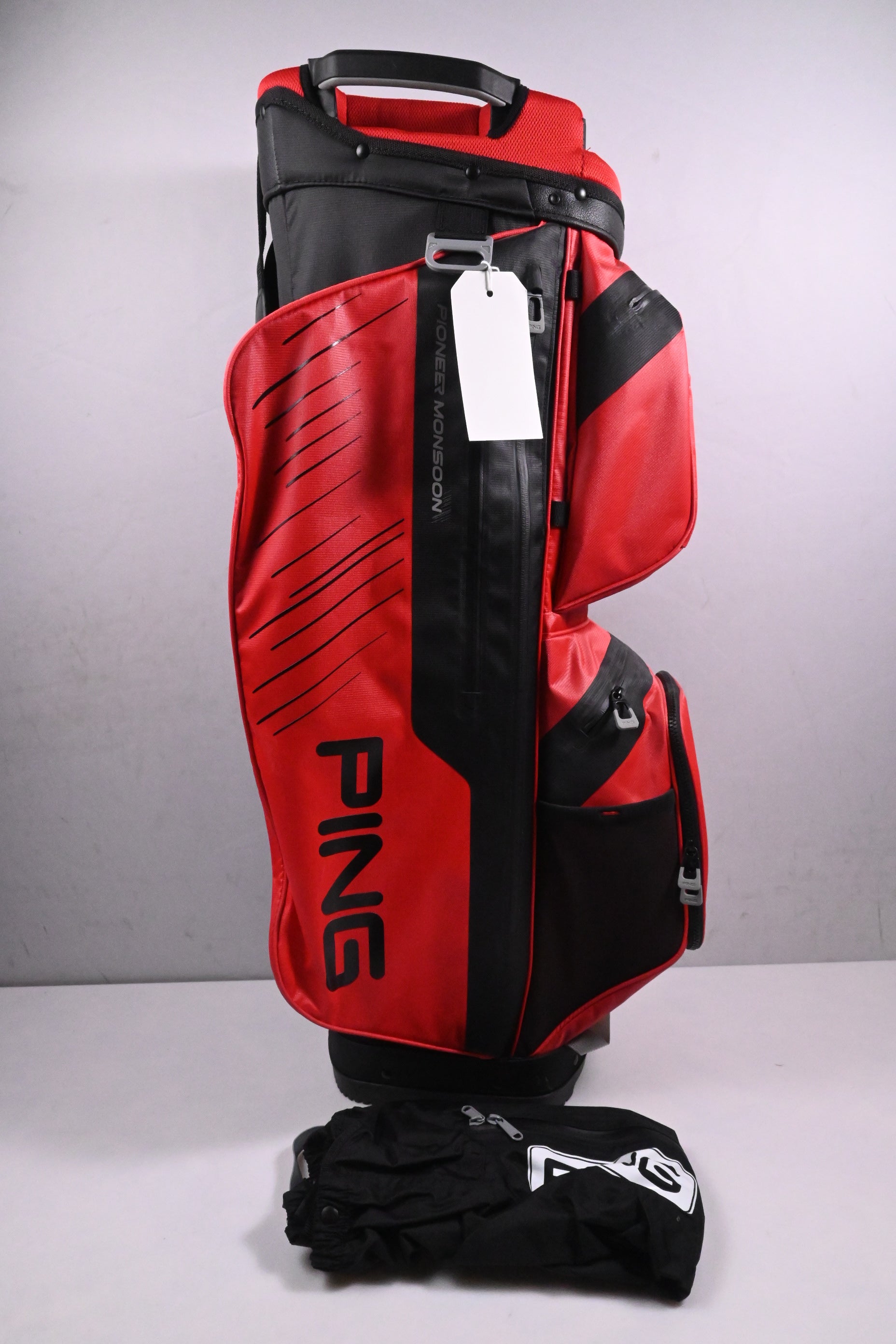 Ping Pioneer Monsoon Cart Bag / 15-Way Divider / Red, Black