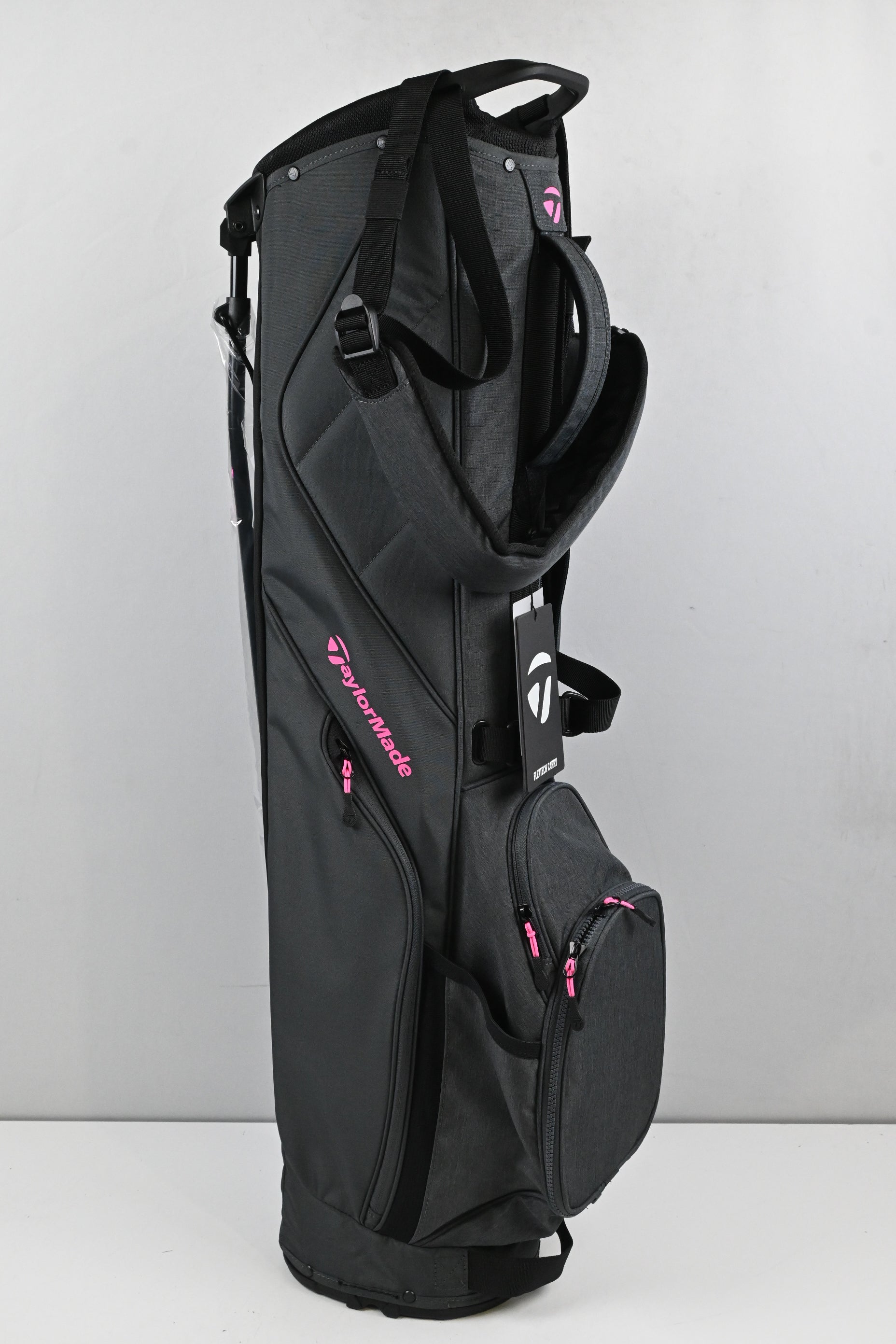 Taylormade Flex Tech Carry Stand Bag / 3-Way Divider / Grey, Pink