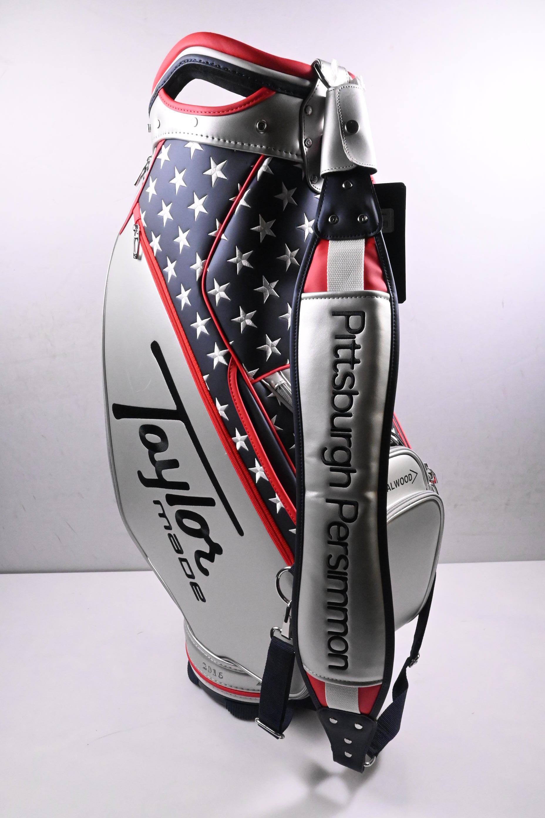 Taylormade 2025 US Open Tour Bag / 6-Way Divider / Silver, Navy