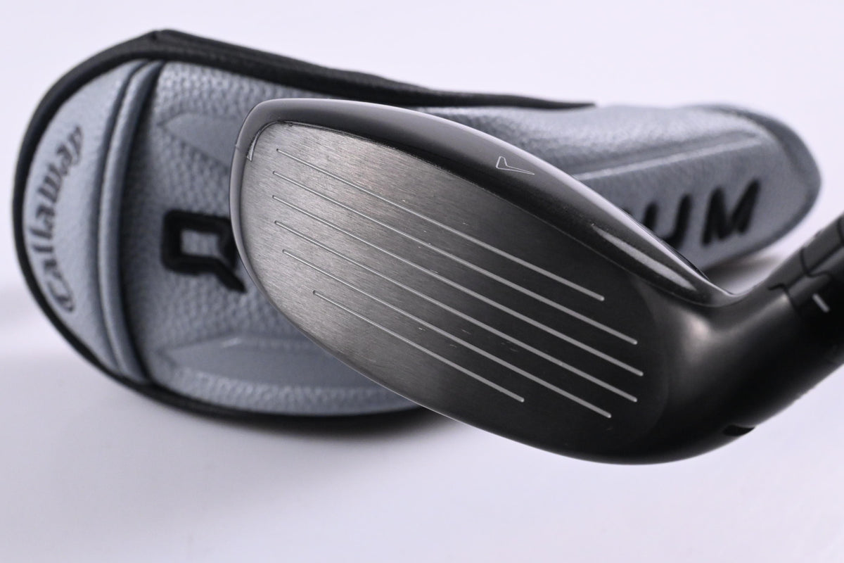 Callaway Quantum Max OS #4 Hybrid / 20 Degree / Regular Flex Denali Frost Silver