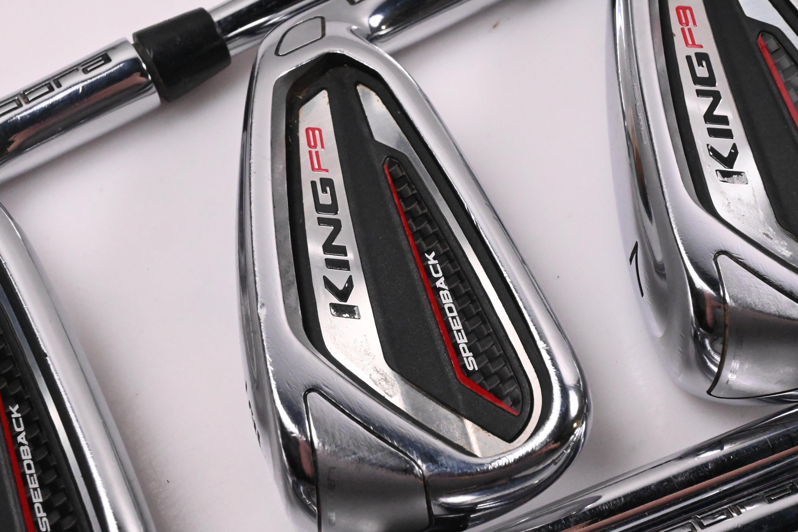 Cobra King F9 Irons / 5-PW / Regular Flex KBS Tour 90 Shafts