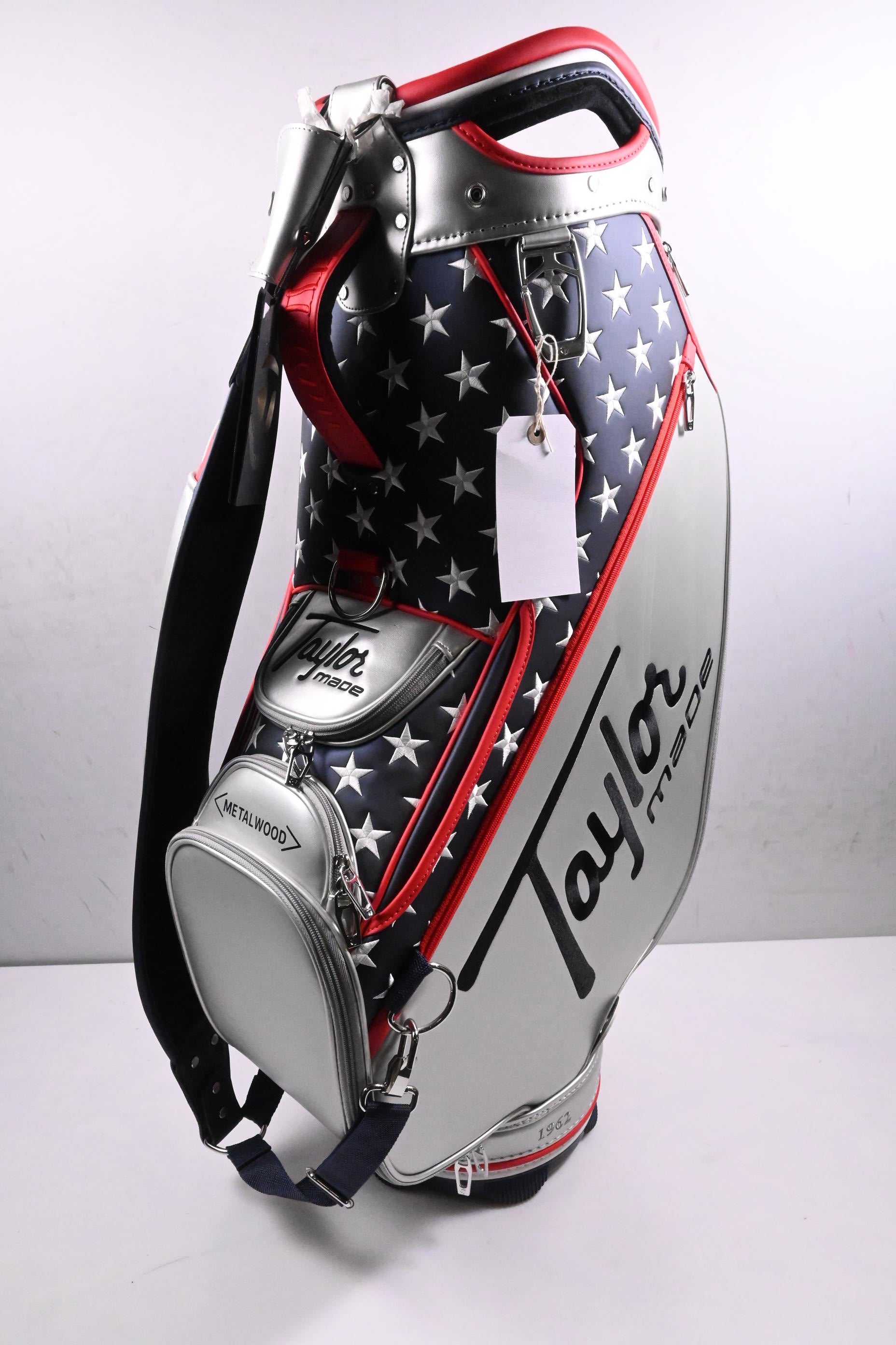 Taylormade 2025 US Open Tour Bag / 6-Way Divider / Silver, Navy
