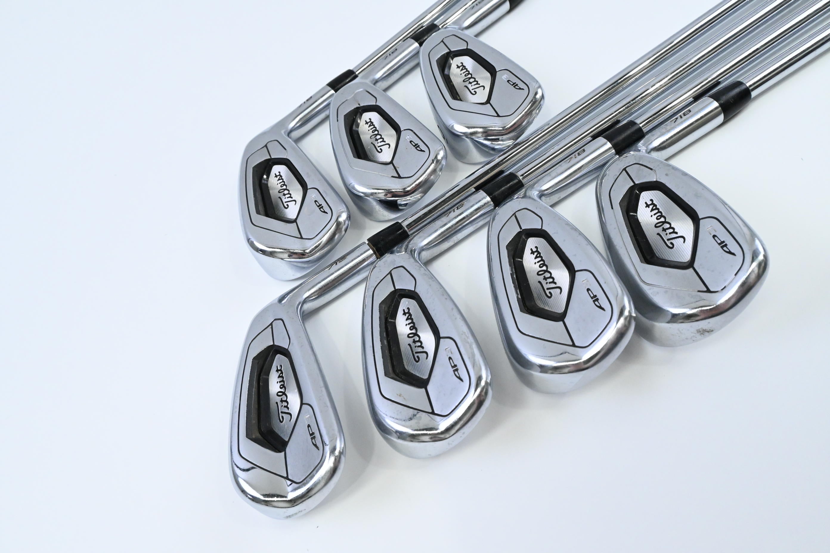 Titleist 718 AP3 Irons / 4-PW / Stiff Flex AMT Black S300 Shafts