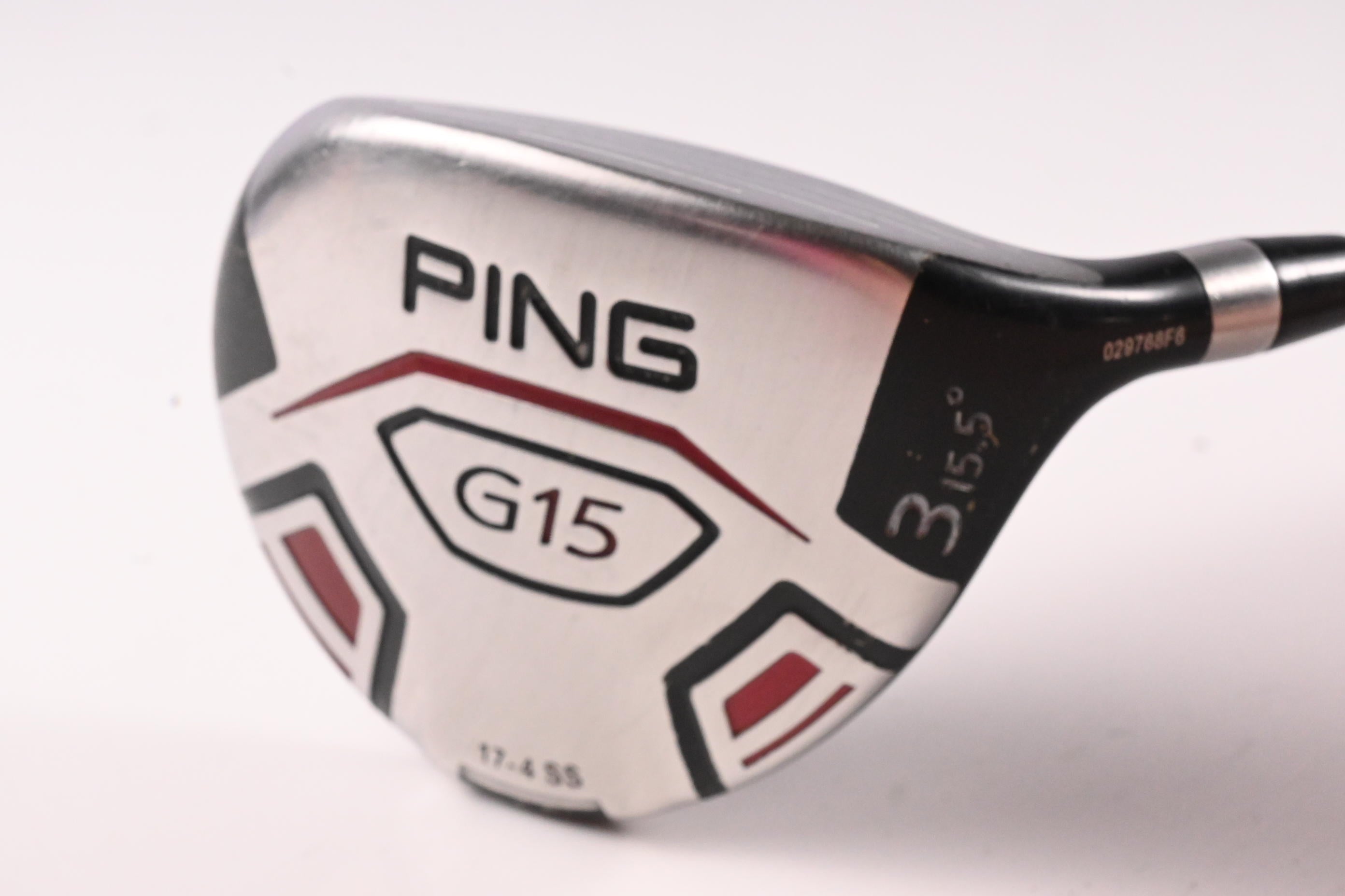 Ping G15 #3 Wood / 15.5 Degree / Regular Flex Aldila Serrano 75 Shaft