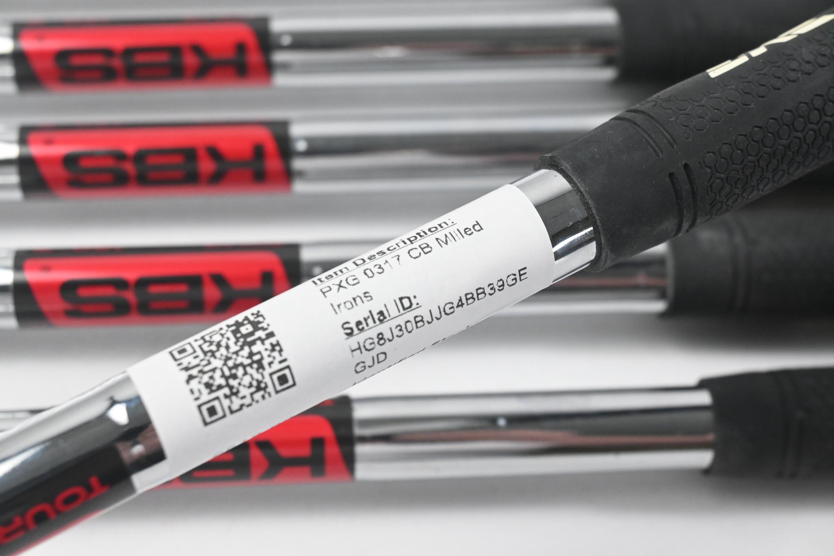 PXG 0317 CB Milled Irons / 5-PW / Stiff Flex KBS Tour 120 Shafts