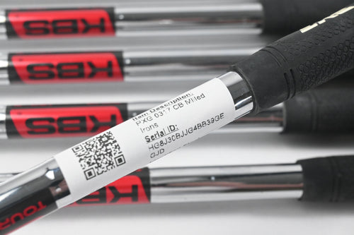 PXG 0317 CB Milled Irons / 5-PW / Stiff Flex KBS Tour 120 Shafts