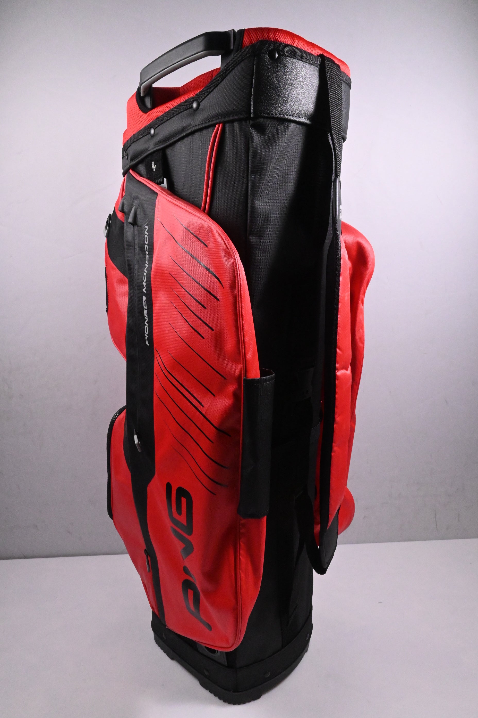 Ping Pioneer Monsoon Cart Bag / 15-Way Divider / Red, Black