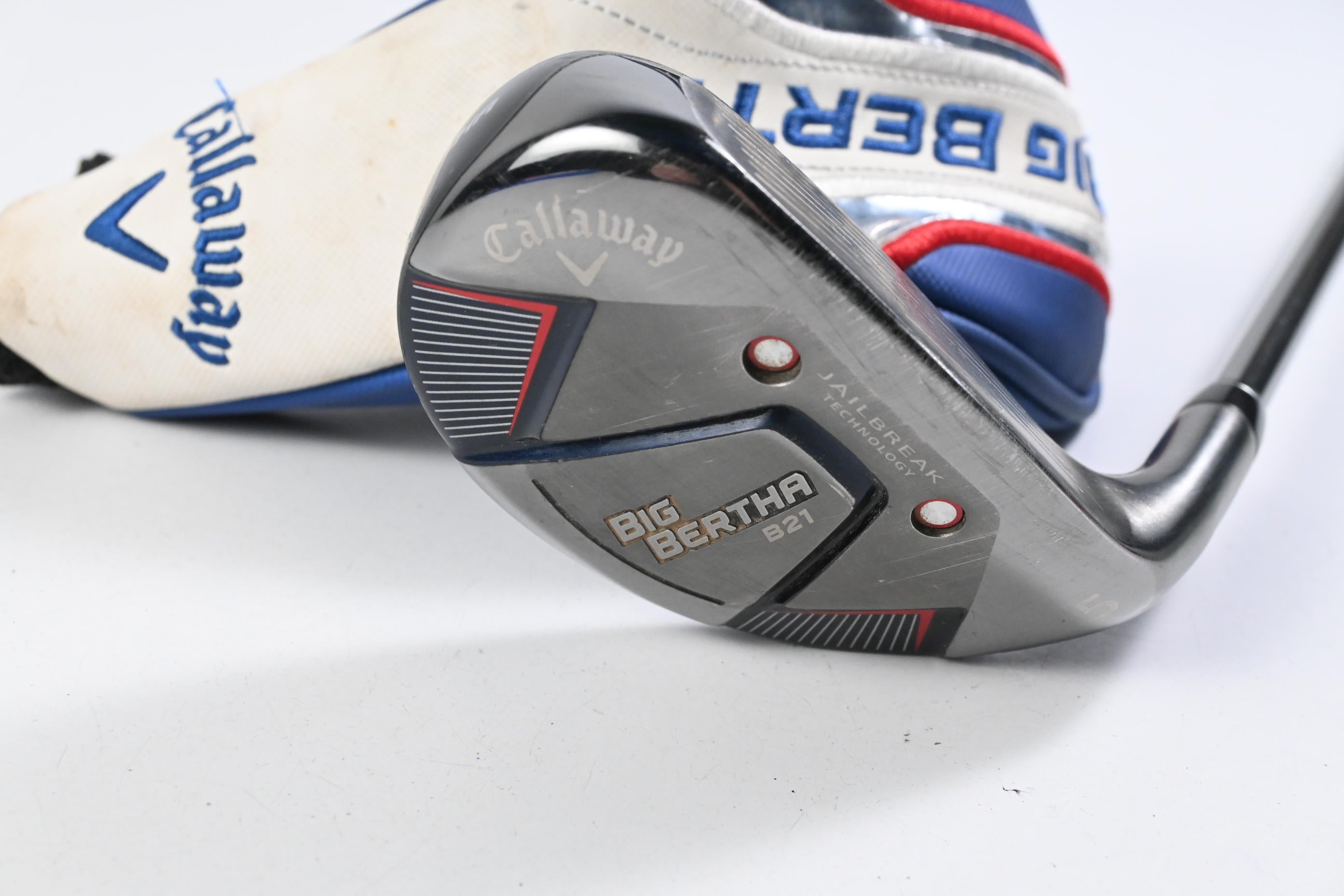 Callaway Big Bertha B21 #5 Hybrid / 24 Degree / Stiff Flex Callaway RCH 65 Shaft