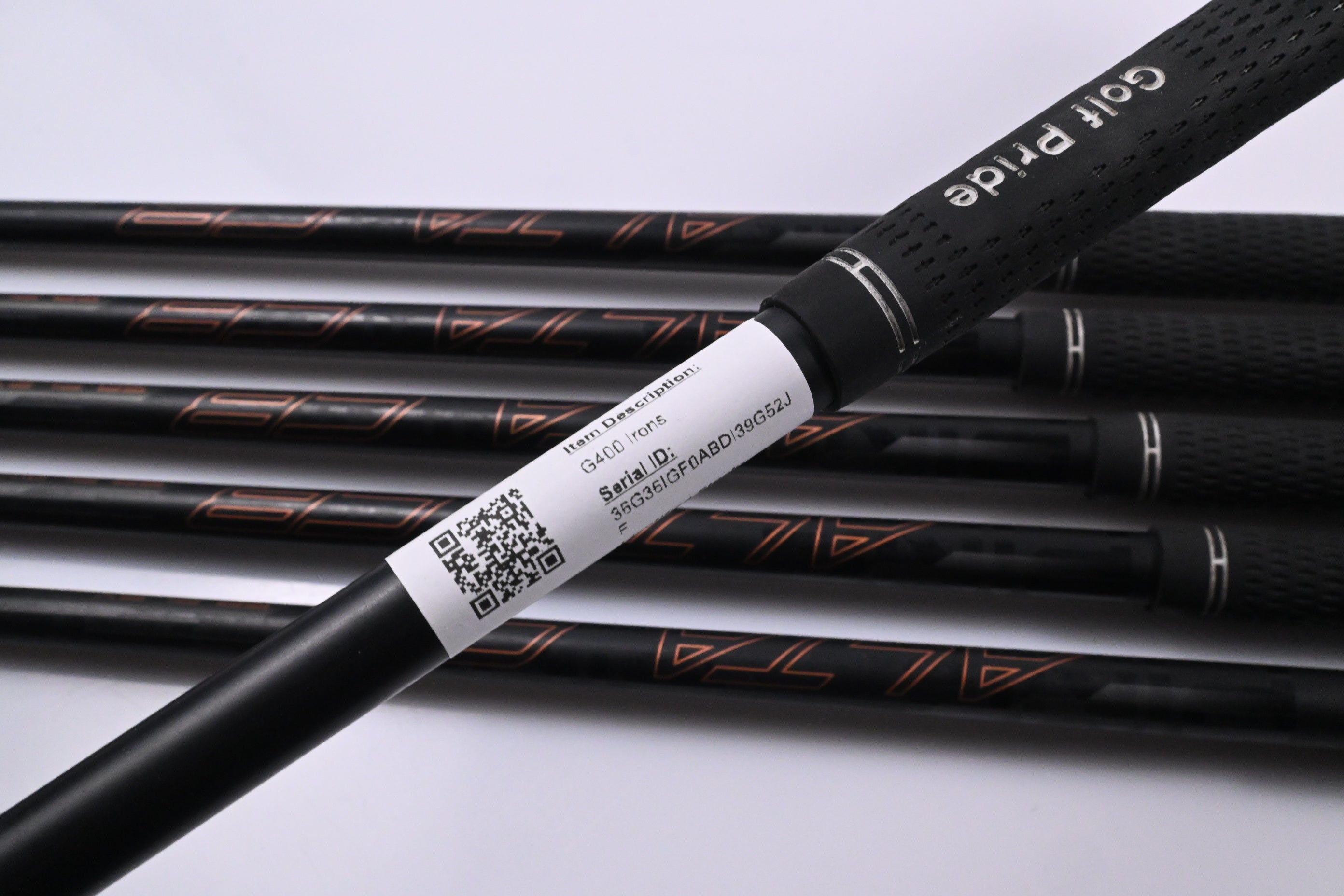 Ping G400 Irons / 5-PW / Blue Dot / Senior Flex Ping Alta CB Shafts
