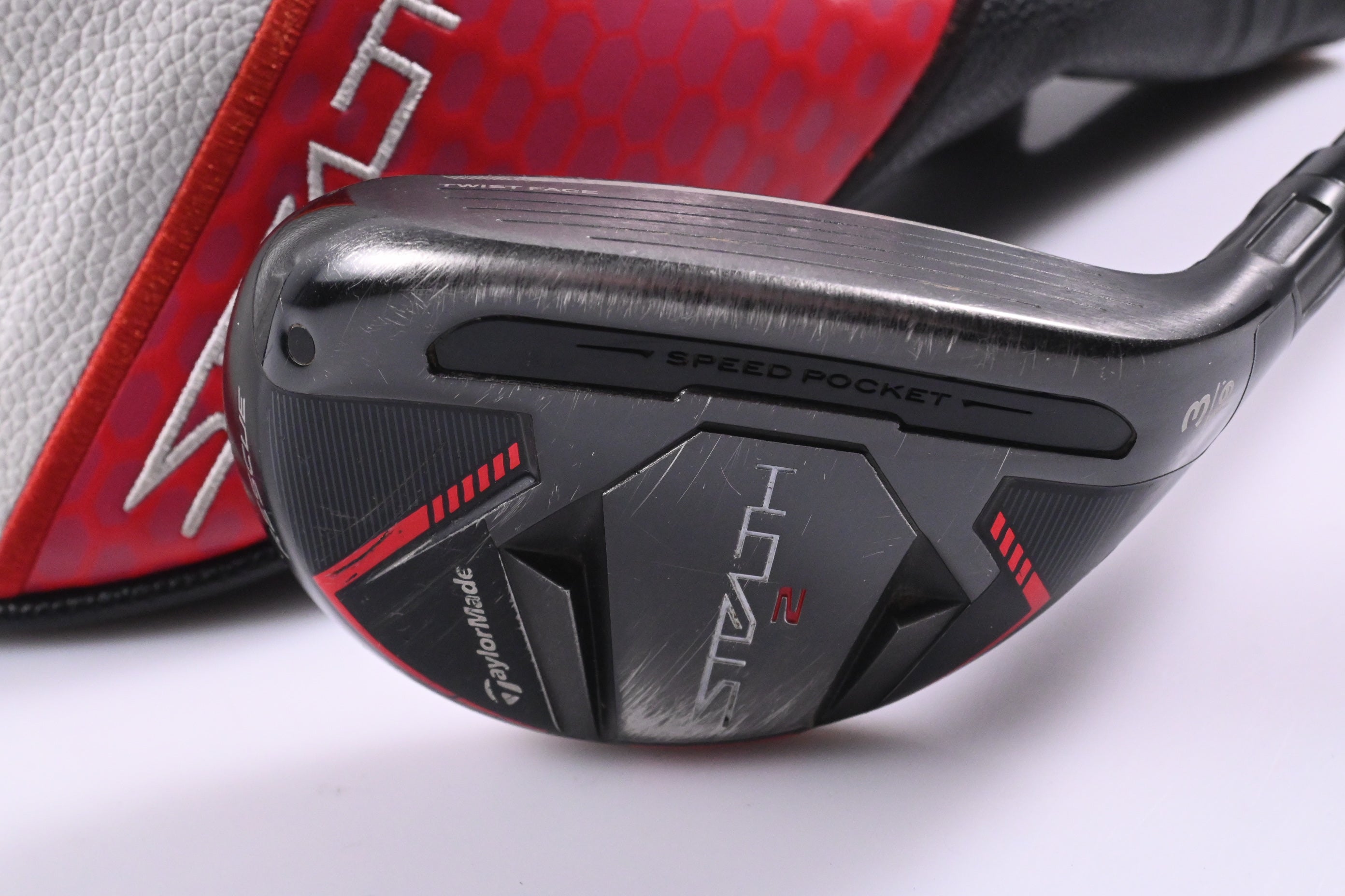 Taylormade Stealth 2 #3 Hybrid / 19 Degree / Stiff Flex Ventus TR Red 7 Shaft